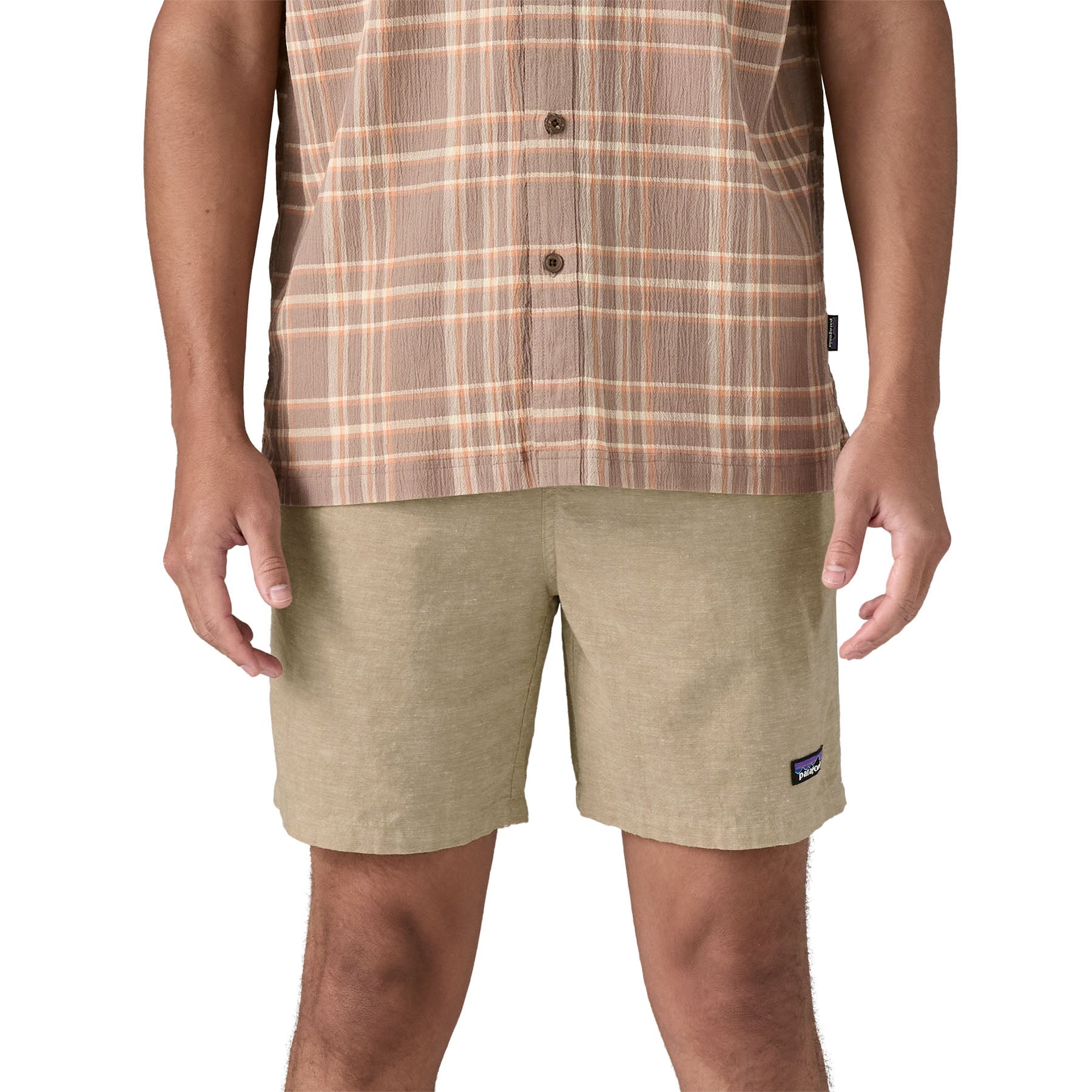 Men's Baggies™ Naturals in CHAMBRAY: MOJAVE KHAKI | Patagonia Bend
