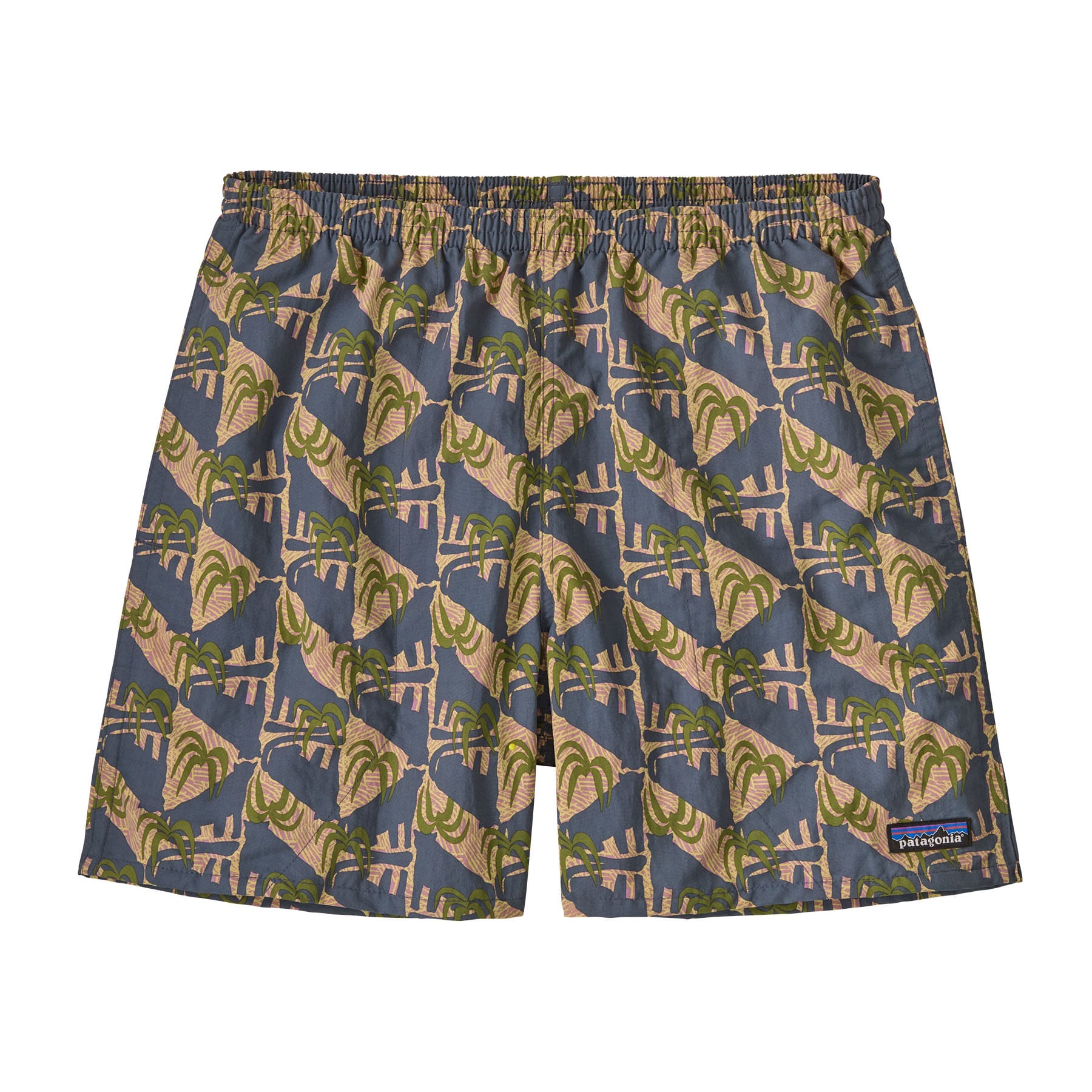Men's Baggies Shorts - 5 in. in Jaguar Geo: Dolomite Blue | Patagonia Bend