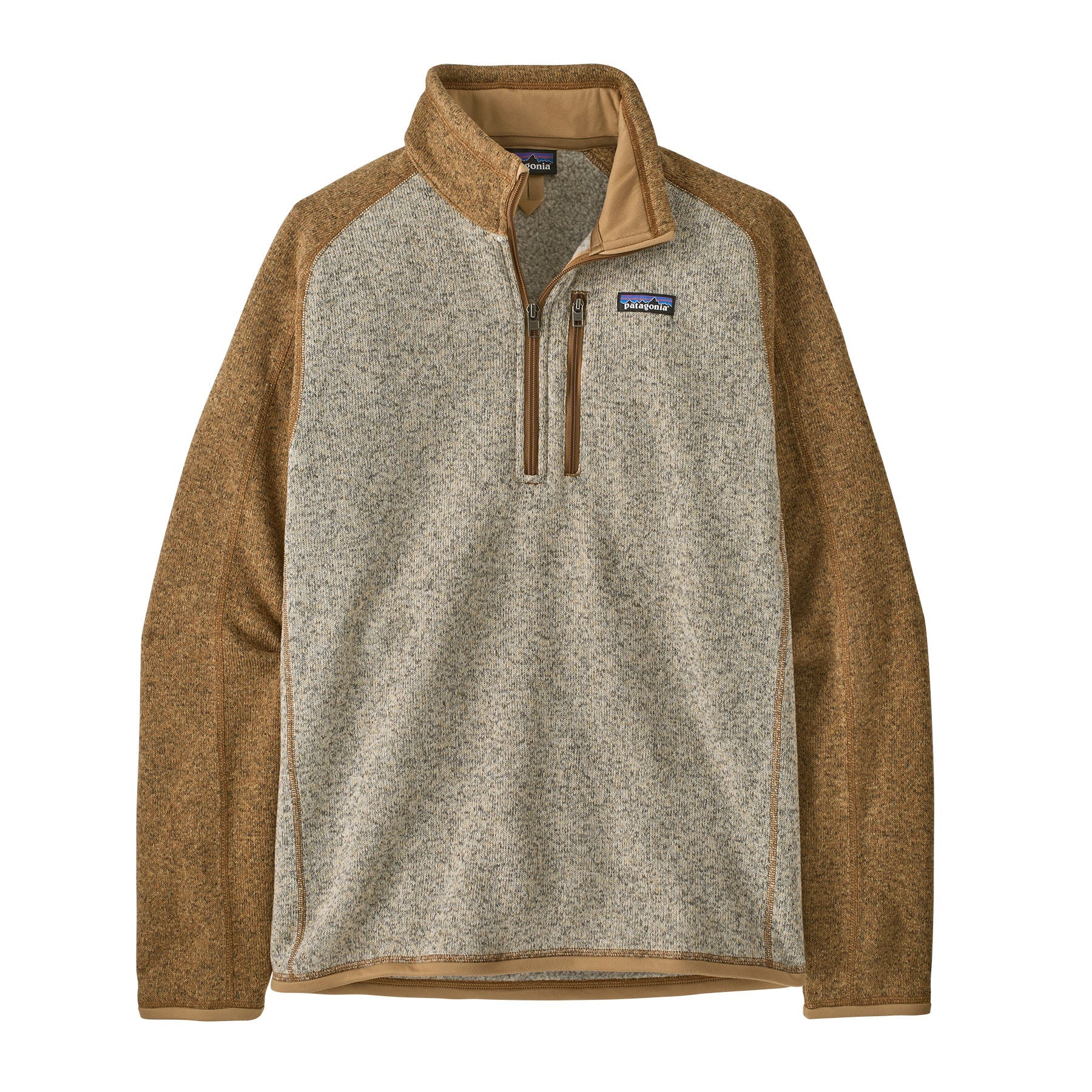 Men's Better Sweater 1/4 Zip in Nautilus Tan | Patagonia Bend