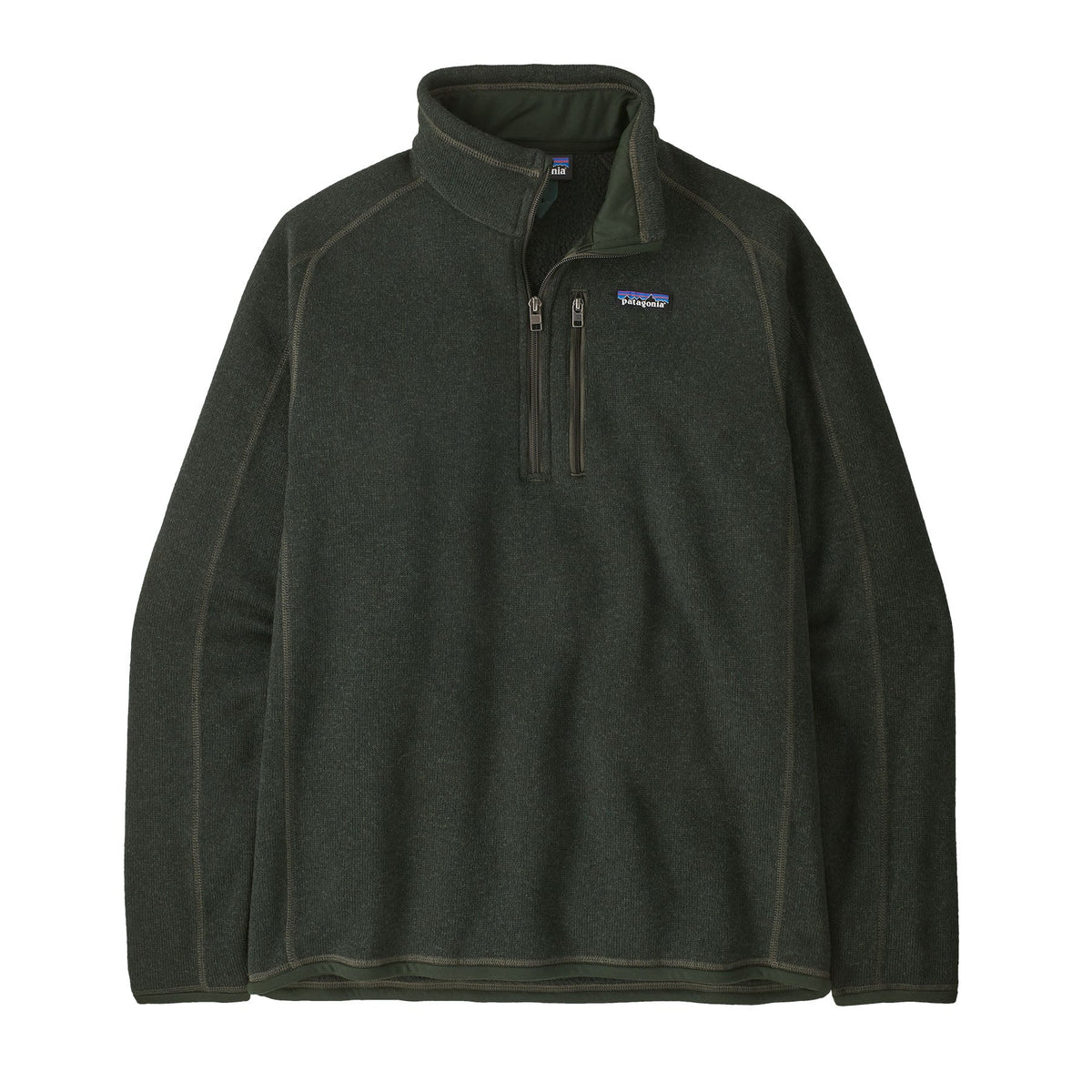 Men's Better Sweater 1/4 Zip in Old Growth Green | Photo 1 | Patagonia