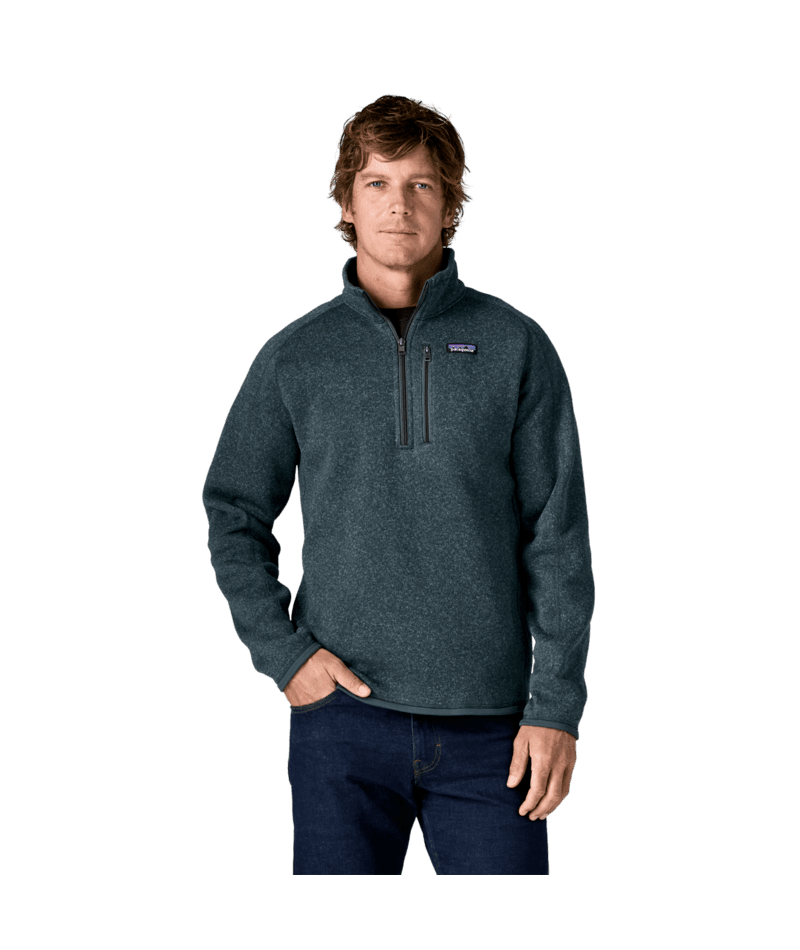 Men's Better Sweater 1/4 Zip in Summit Blue | Photo 2 | Patagonia