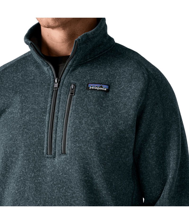 Men's Better Sweater 1/4 Zip in Summit Blue | Photo 8 | Patagonia