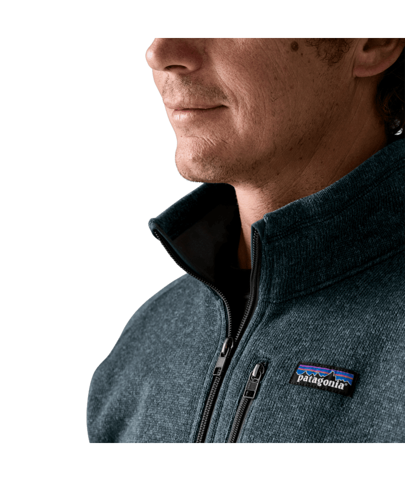 Men's Better Sweater 1/4 Zip in Summit Blue | Photo 5 | Patagonia