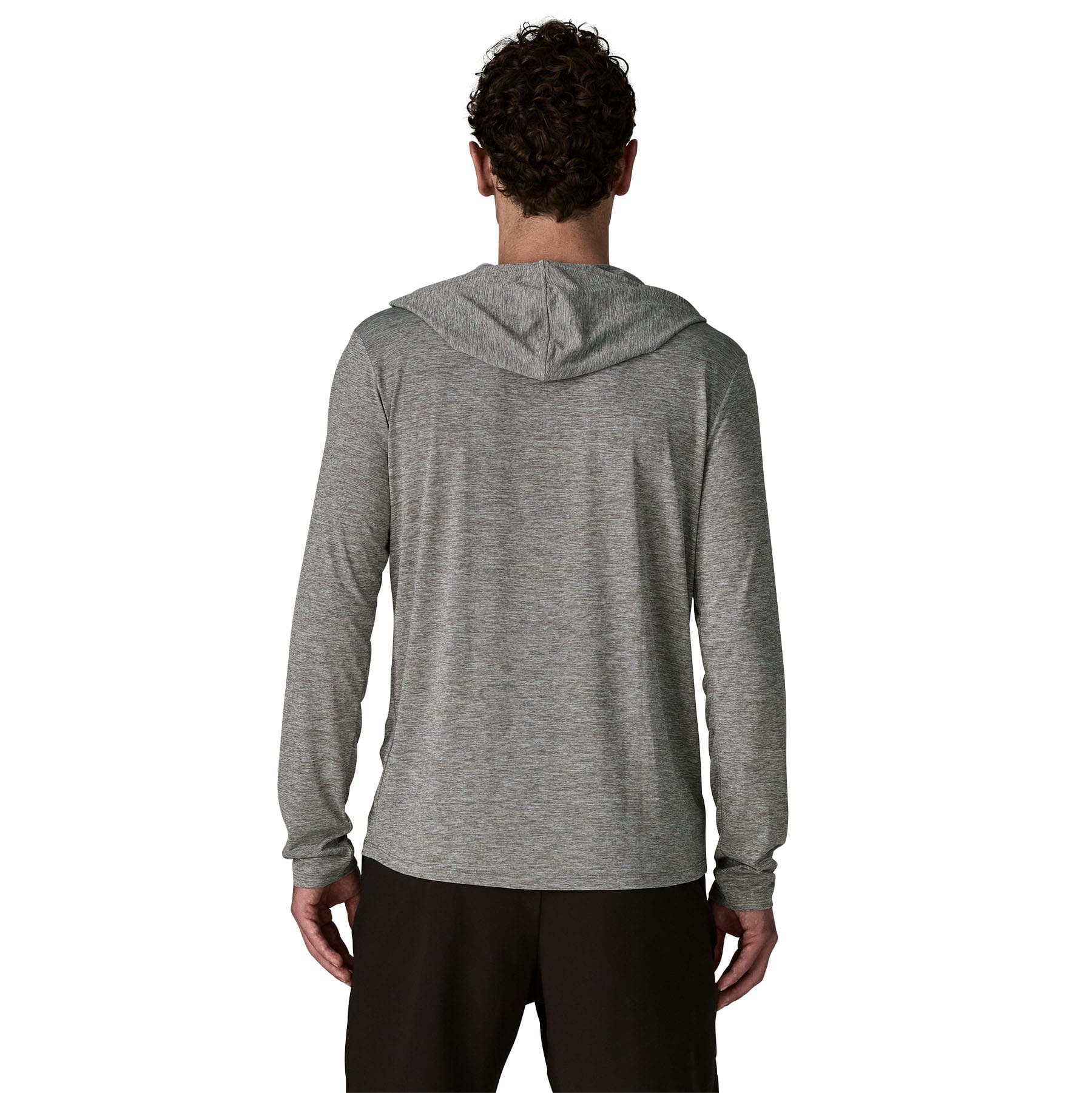 Men's Capilene® Cool Daily Hoody - Strataspire Stripe in Feather Grey | Patagonia Bend