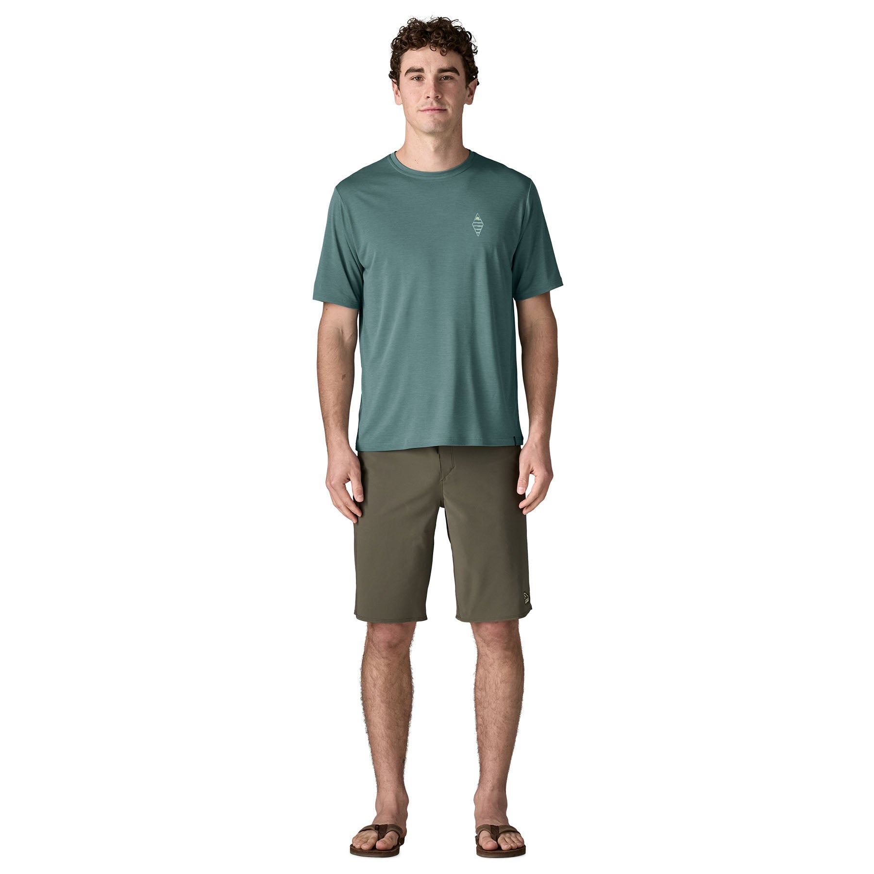 Men's Capilene® Cool Daily Shirt - Water People Sets in Blue Sage - Light Blue Sage X - Dye | Patagonia Bend
