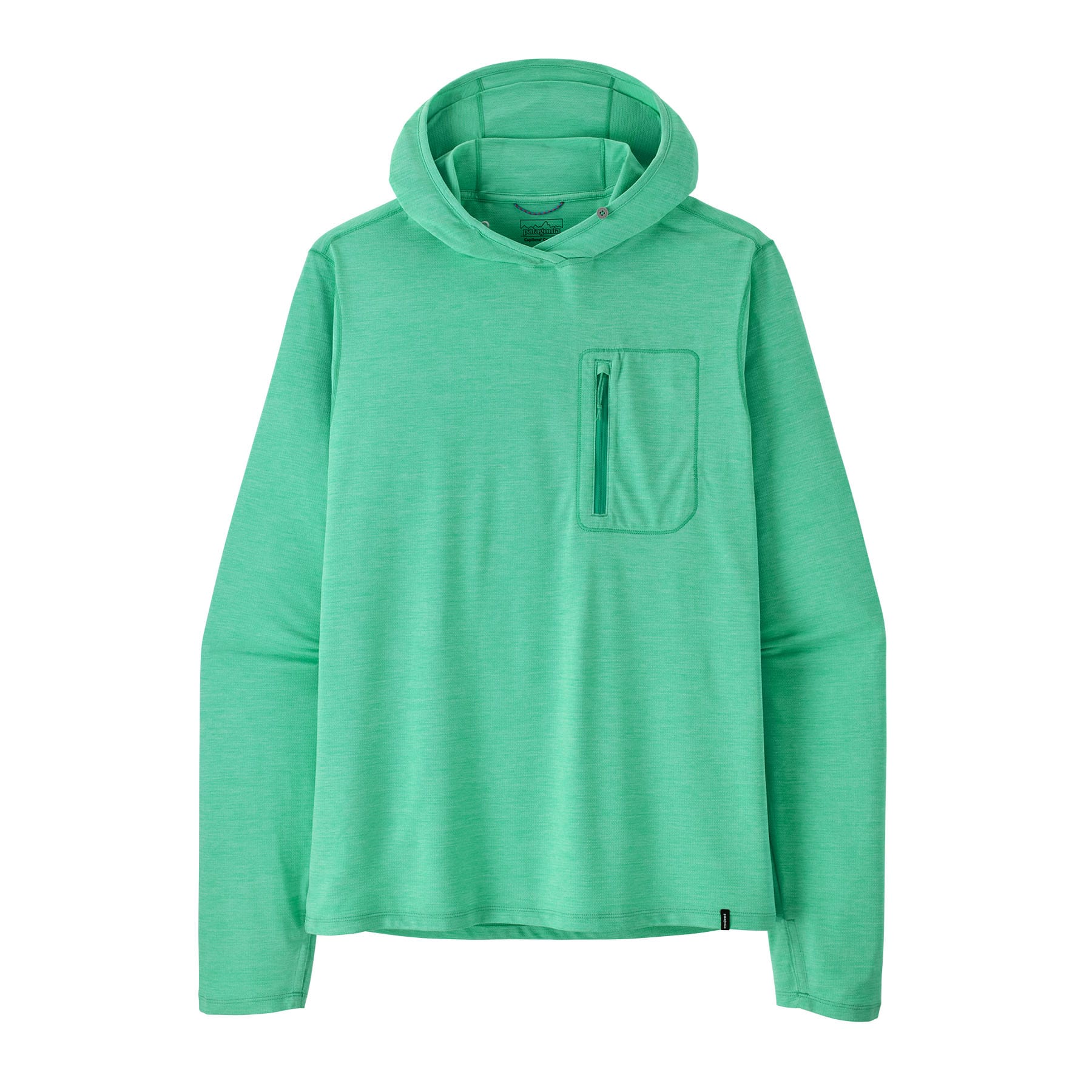 Men's Capilene® Cool Sun Hoody in Aqua Stone - Early Teal X - Dye | Patagonia Bend