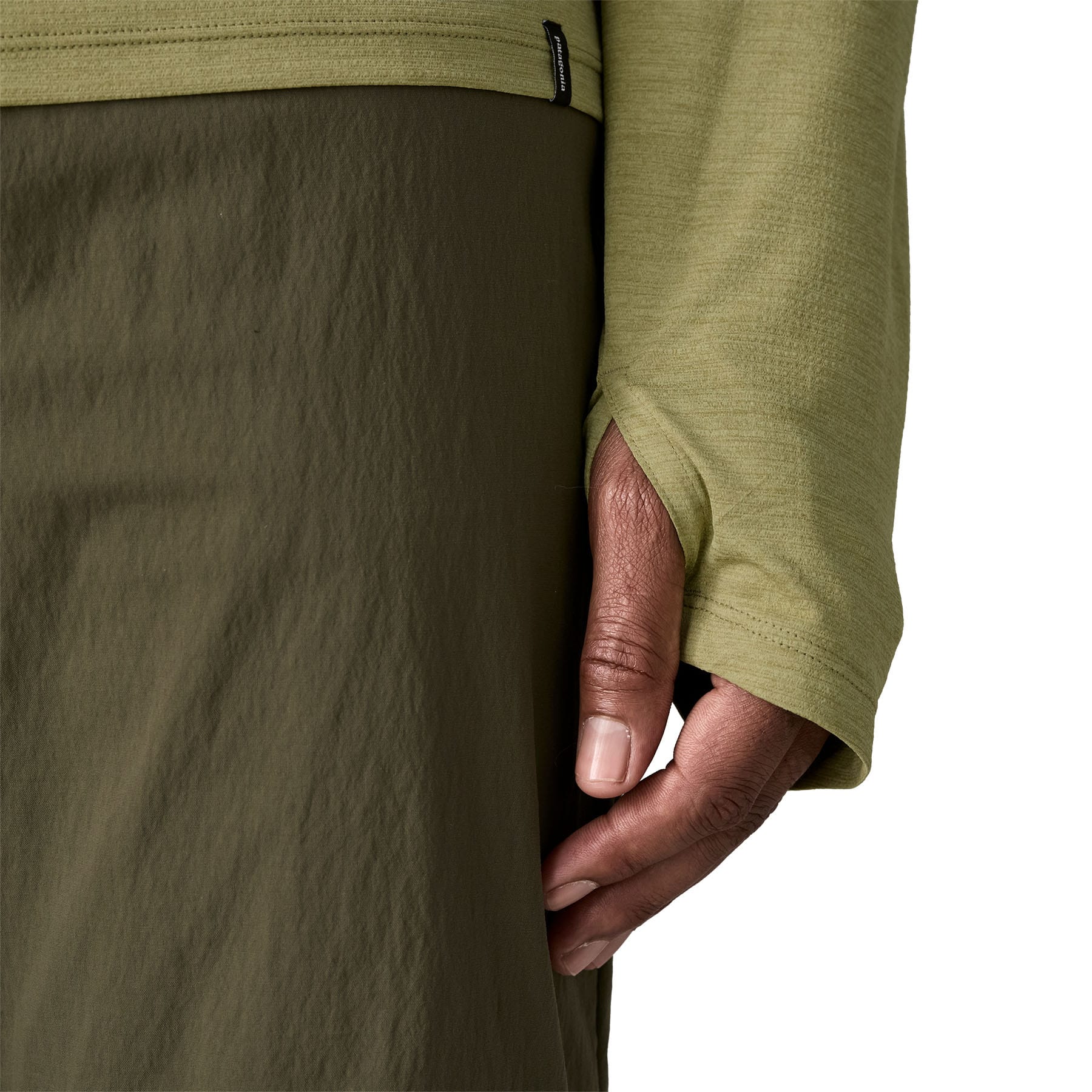 Men's Capilene® Cool Sun Hoody in Gumtree Green - Light Gumtree Green X - Dye | Patagonia Bend
