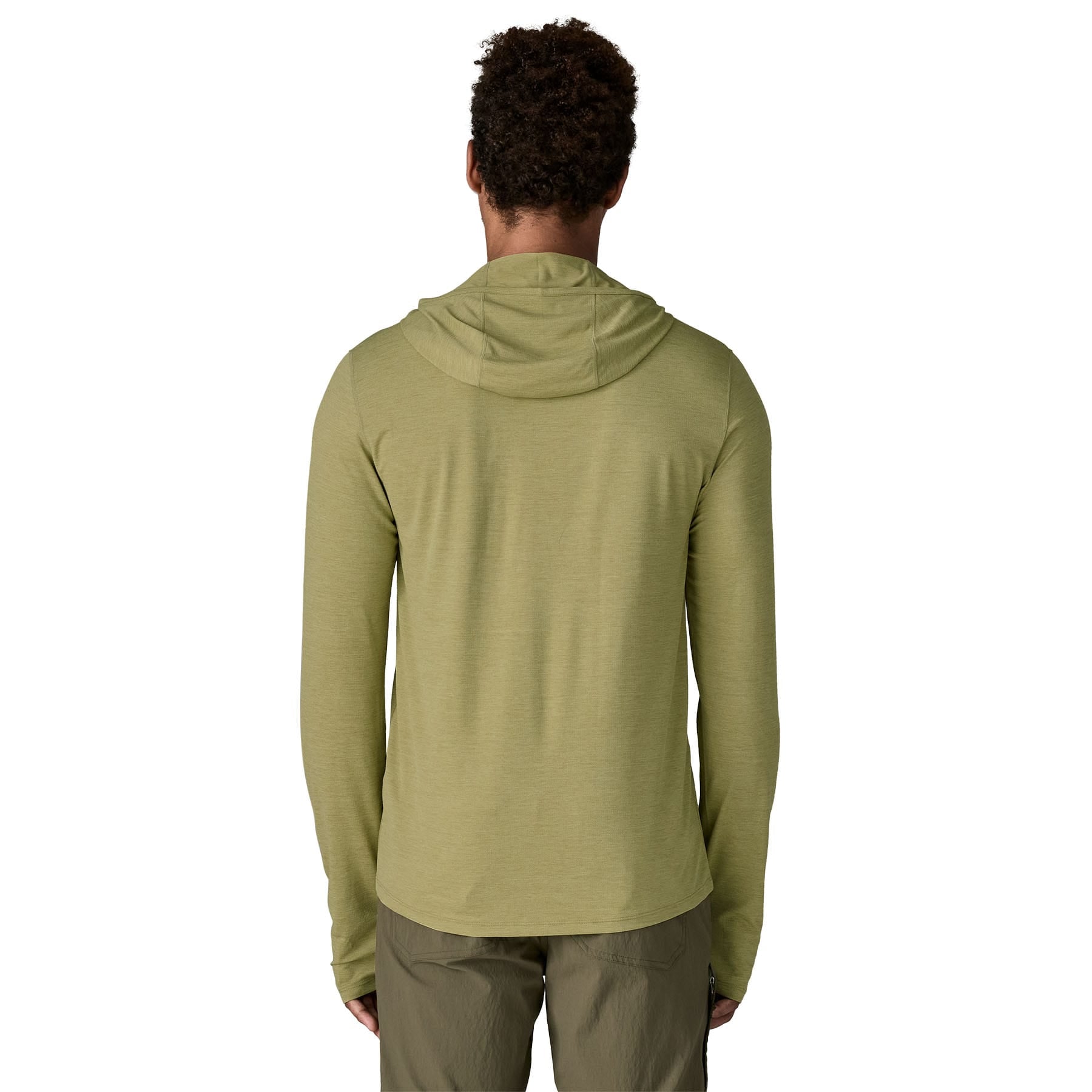 Men's Capilene® Cool Sun Hoody in Gumtree Green - Light Gumtree Green X - Dye | Patagonia Bend