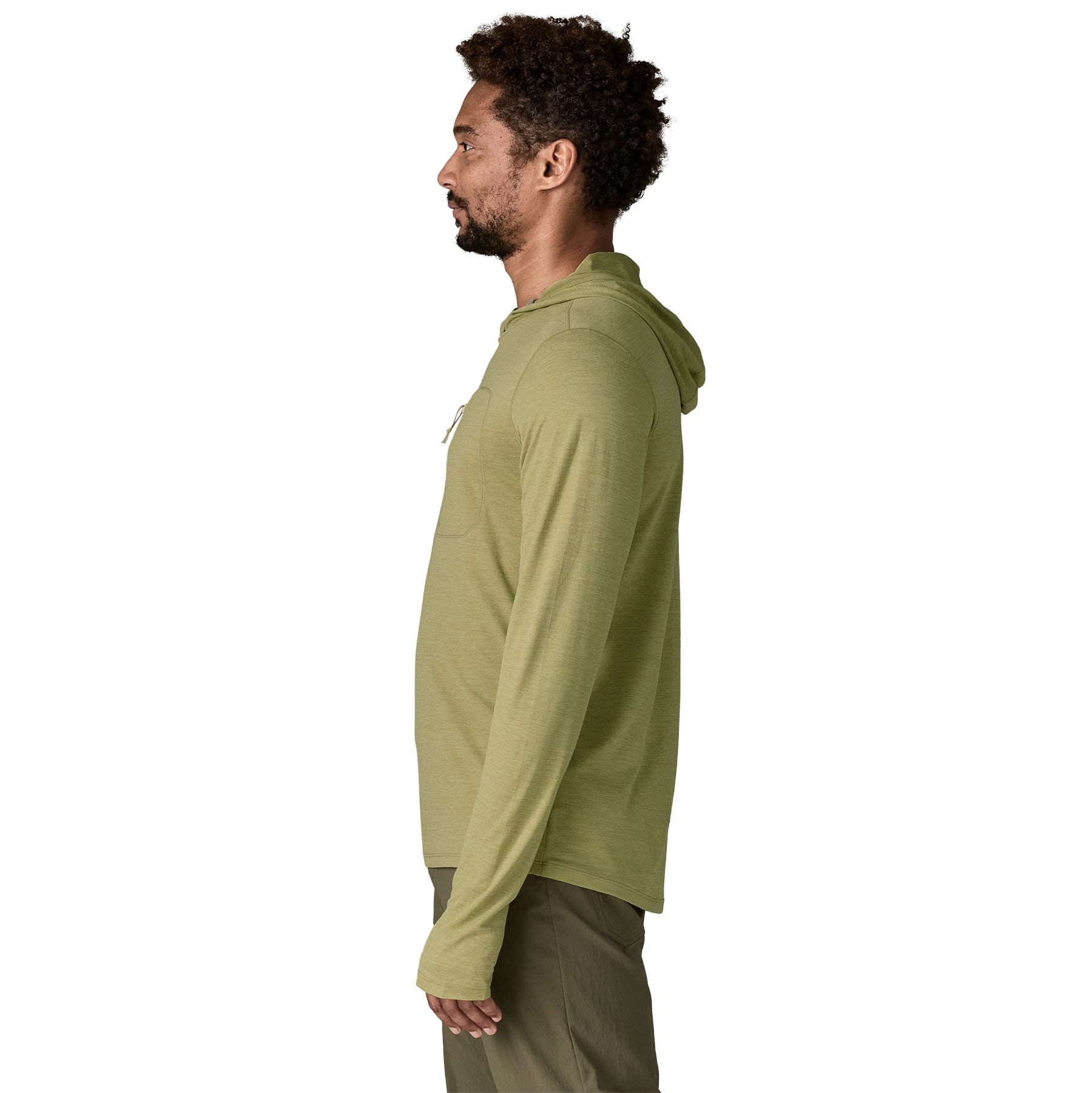 Men's Capilene® Cool Sun Hoody in Gumtree Green - Light Gumtree Green X - Dye | Patagonia Bend