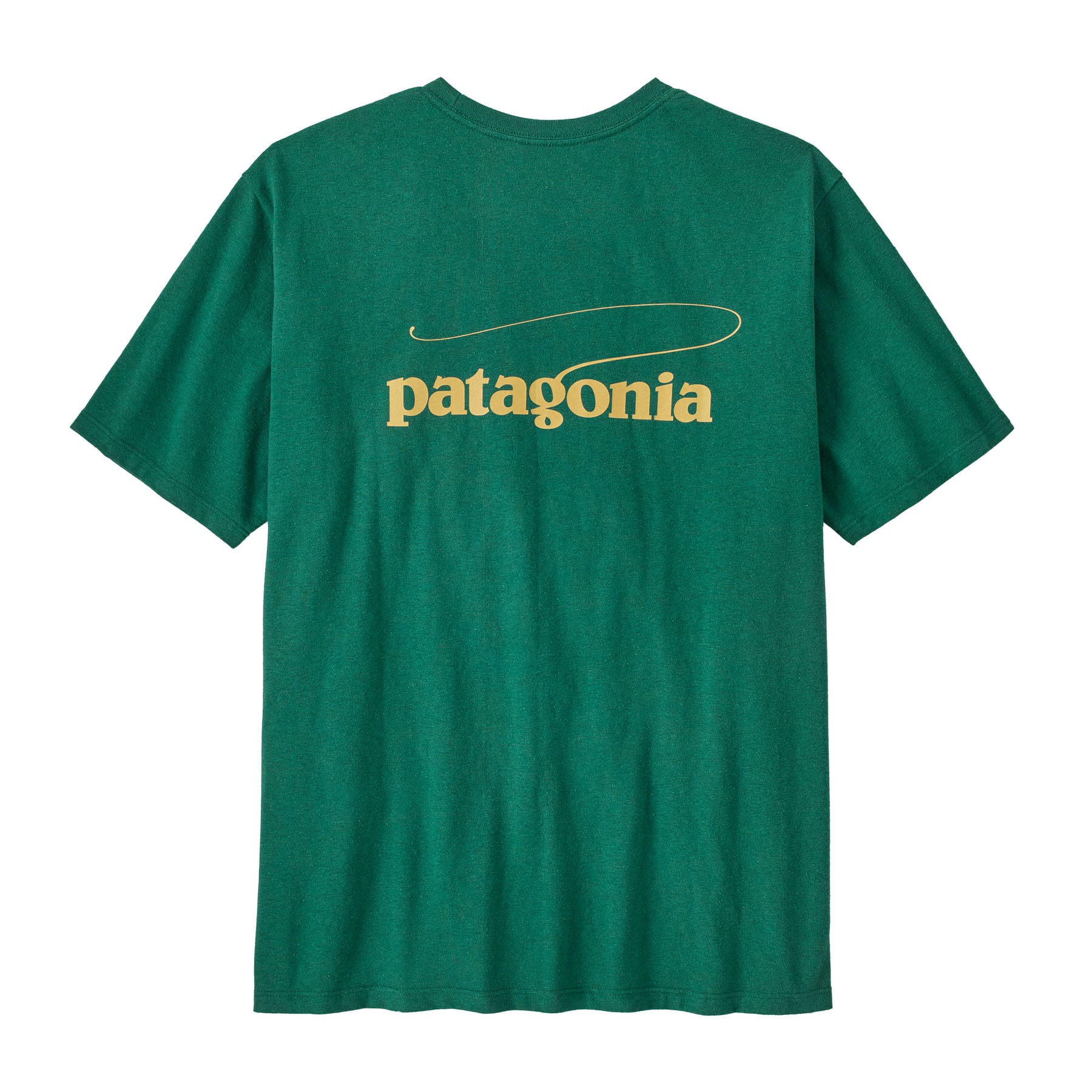 Men's Casting Logo Responsibili - Tee in Gem Green | Patagonia Bend