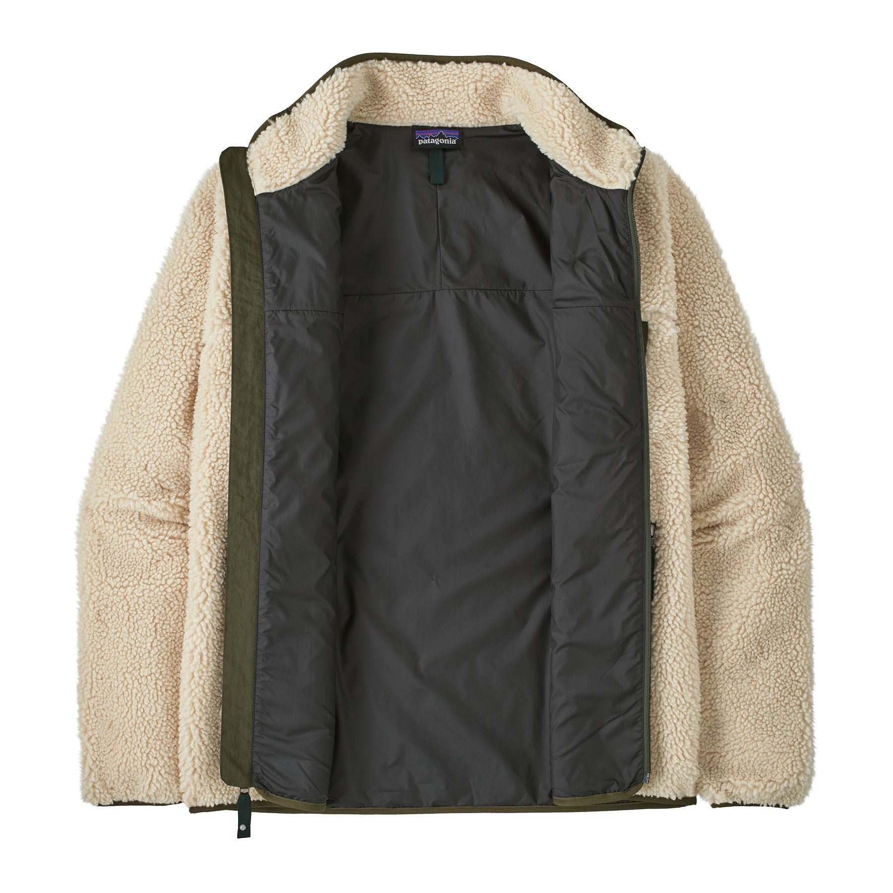 Men's Classic Retro - X Jacket in Dark Natural w/Basin Green | Patagonia Bend