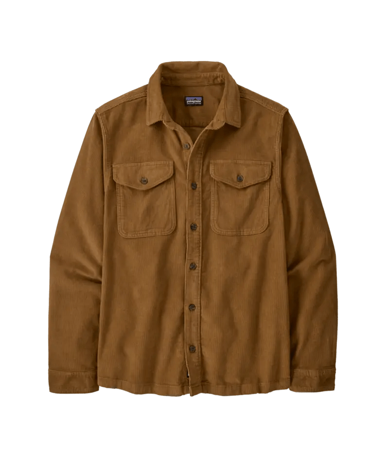 Men's Corduroy Shirt in Coriander Brown | Patagonia Bend