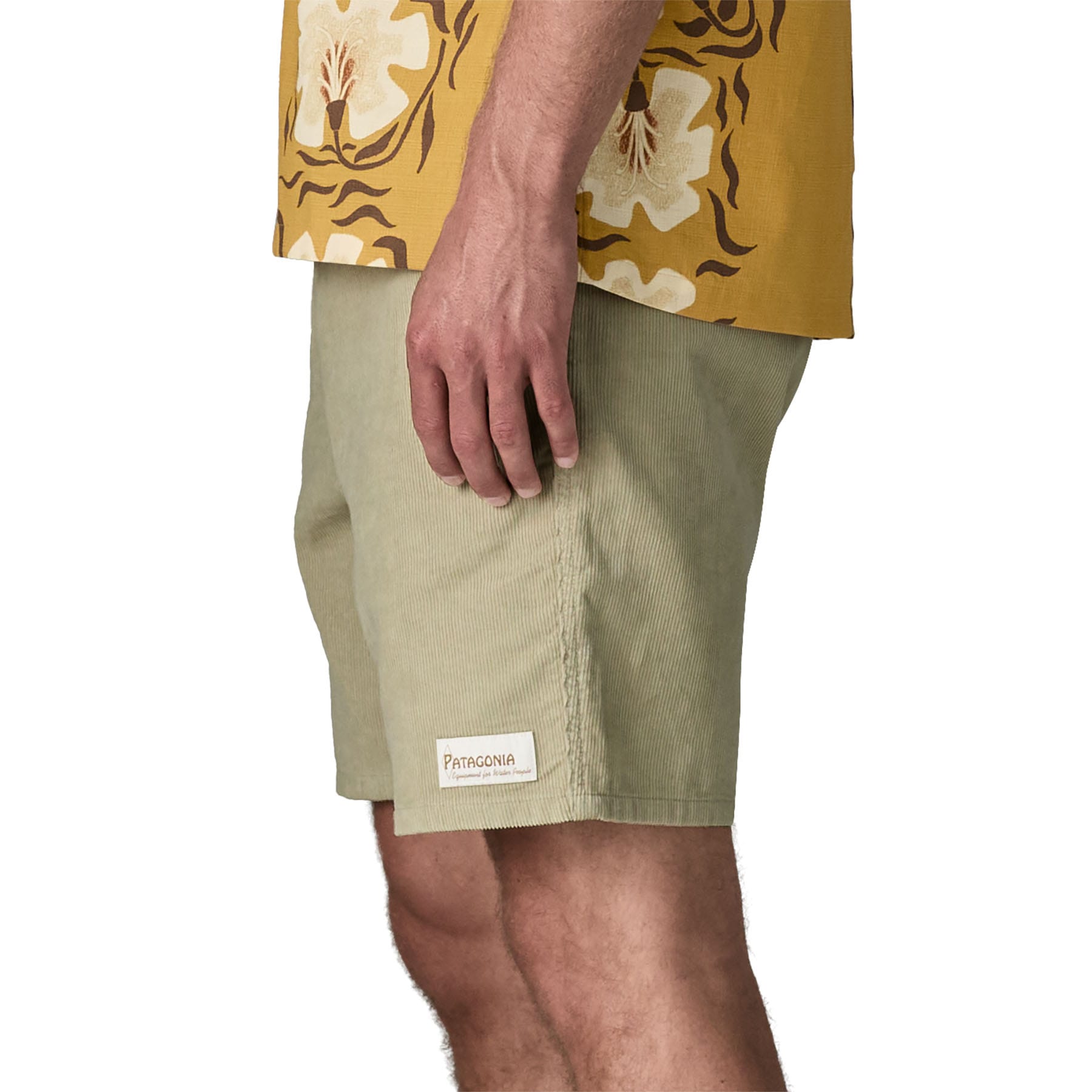 Men's Corduroy Volley Shorts in Gumtree Green | Patagonia Bend