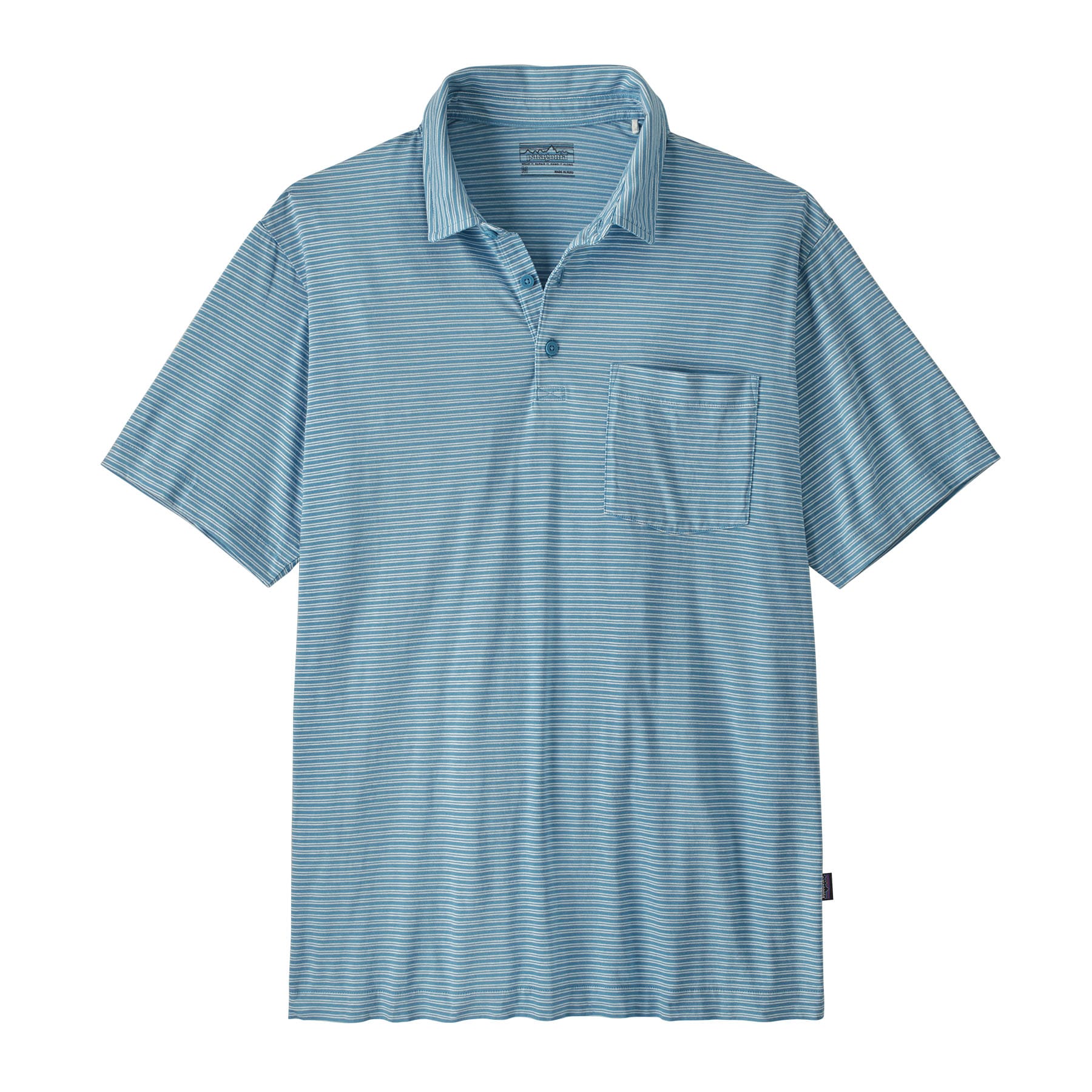Men's Daily Polo in Twin Rope: Shore Blue | Patagonia Bend