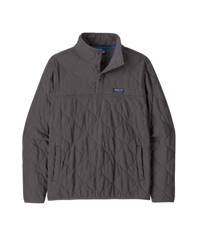 Men's Daily Quilted Snap-T Pullover in Forge Grey | Photo 1 | Patagonia Bend