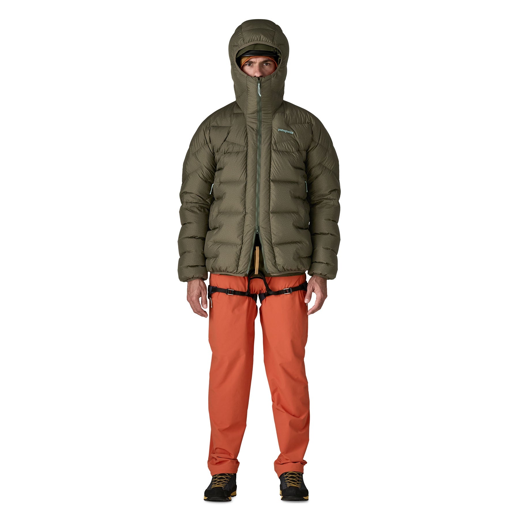 Men's Durable Down Parka in Basin Green | Patagonia Bend