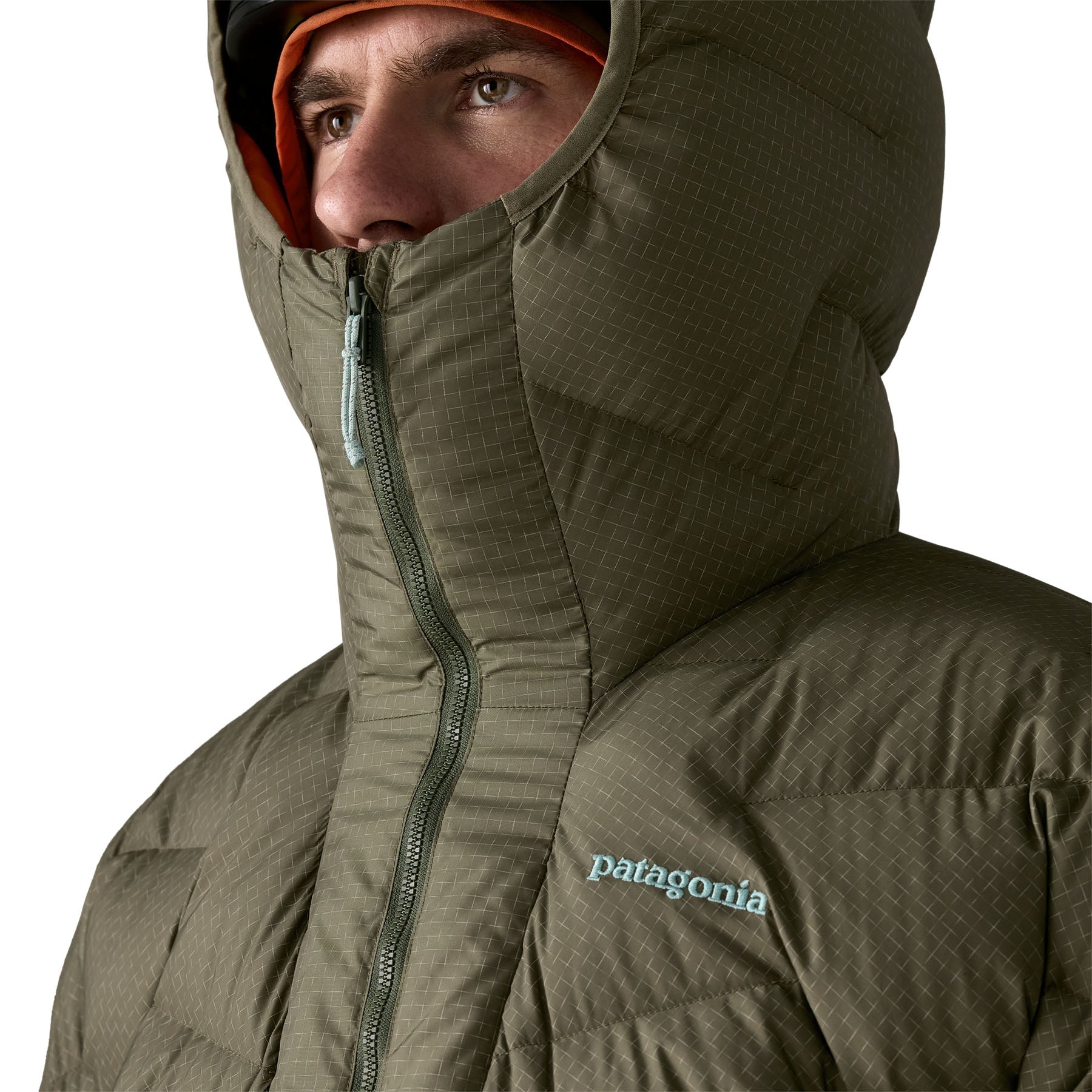 Men's Durable Down Parka in Basin Green | Patagonia Bend