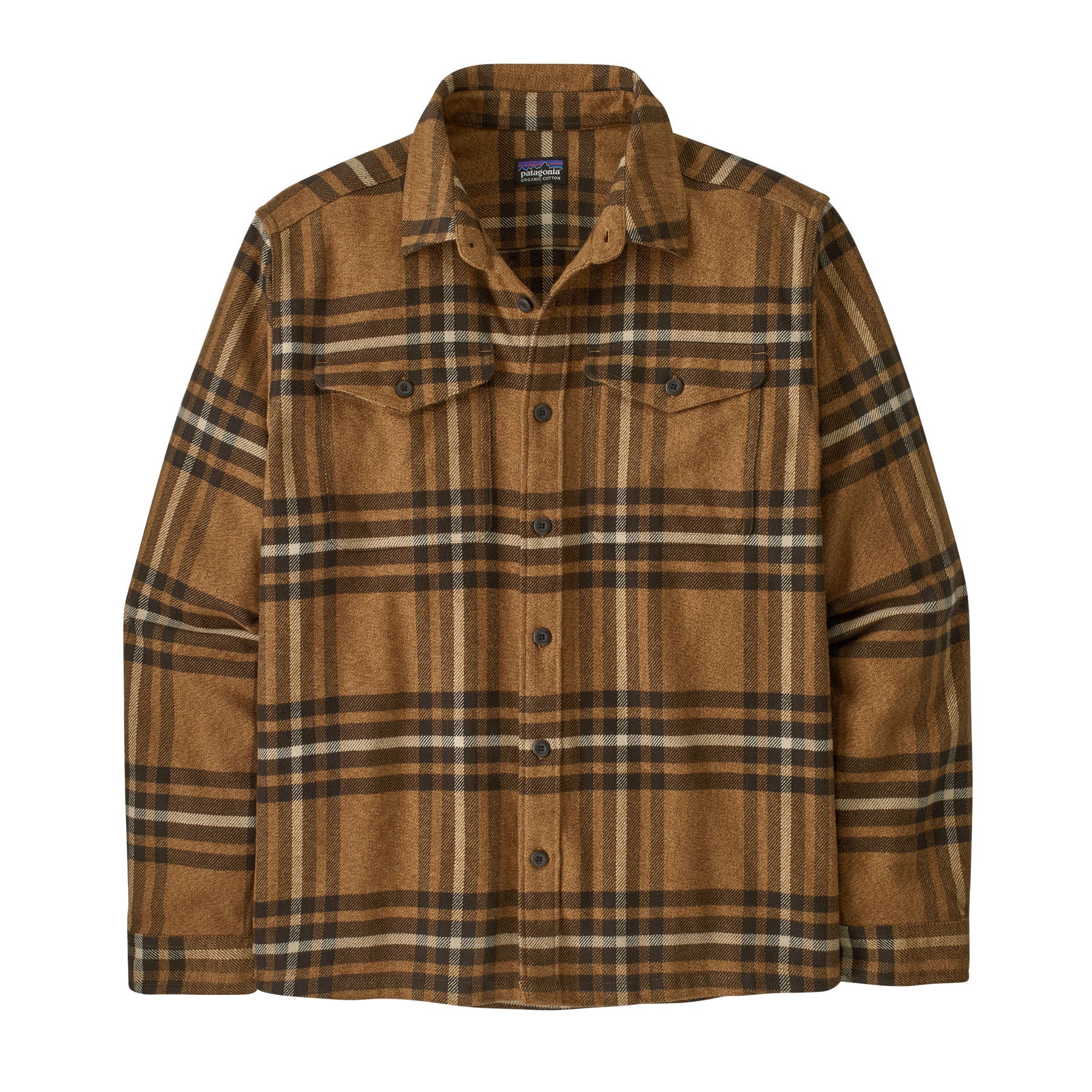 Men's Fjord Flannel Shirt in Catch: Deer Brown | Patagonia Bend