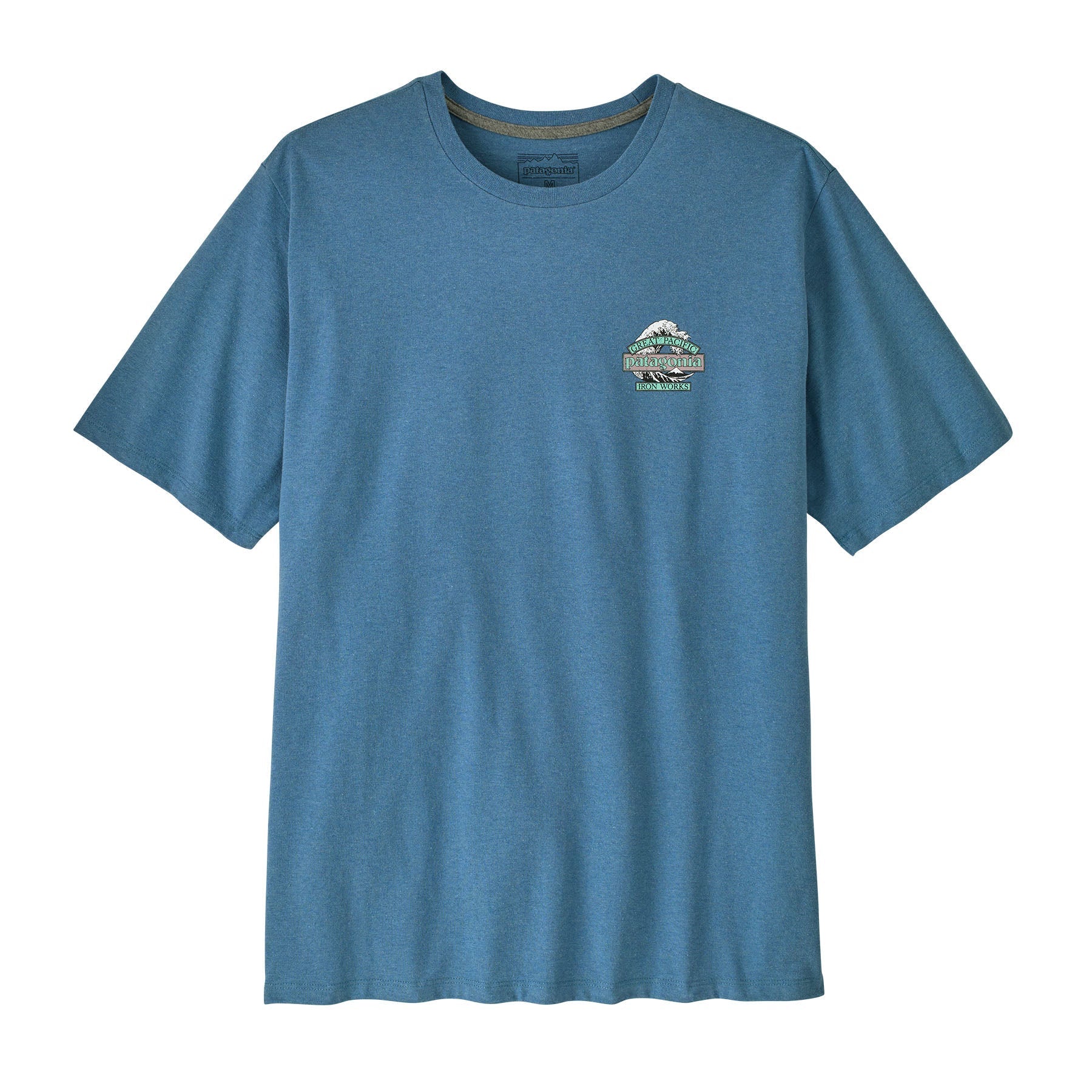 Men's Great Waves Responsibili - Tee in Shore Blue | Patagonia Bend