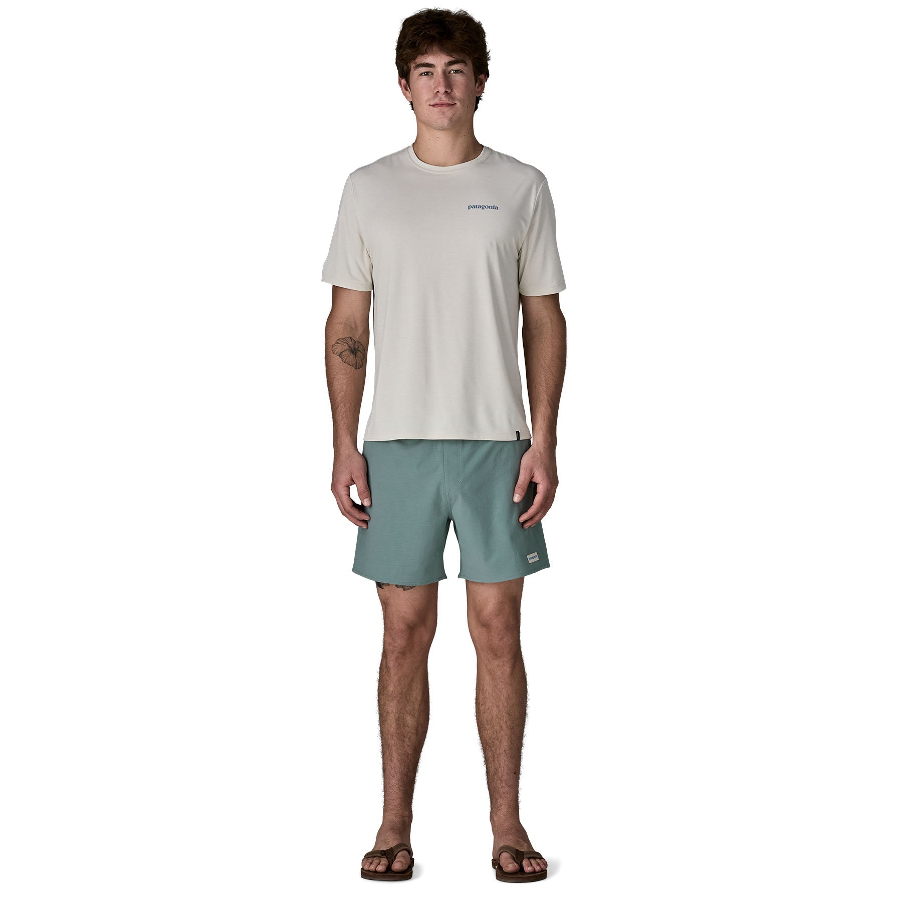 Men's Home Waters Volley Shorts - 16 in. in Bobcat Brown | Patagonia Bend