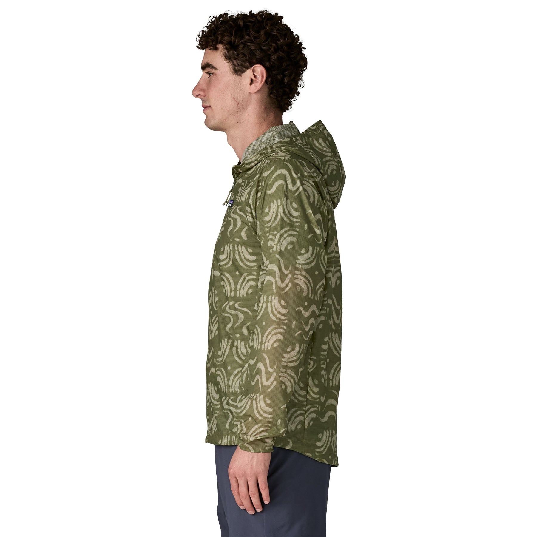 Men's Houdini® Jacket in Sand Waves: Caper Green | Patagonia Bend