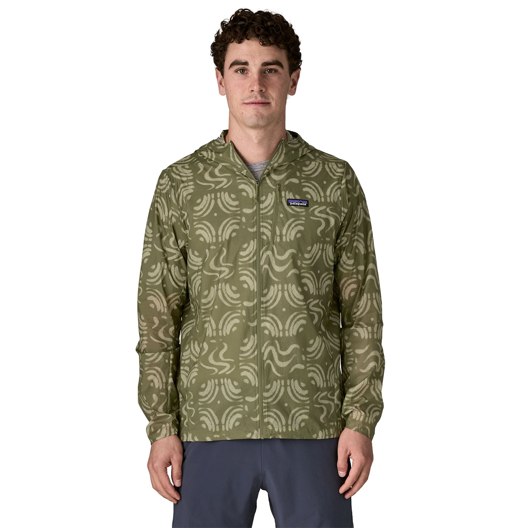 Men's Houdini® Jacket in Sand Waves: Caper Green | Patagonia Bend