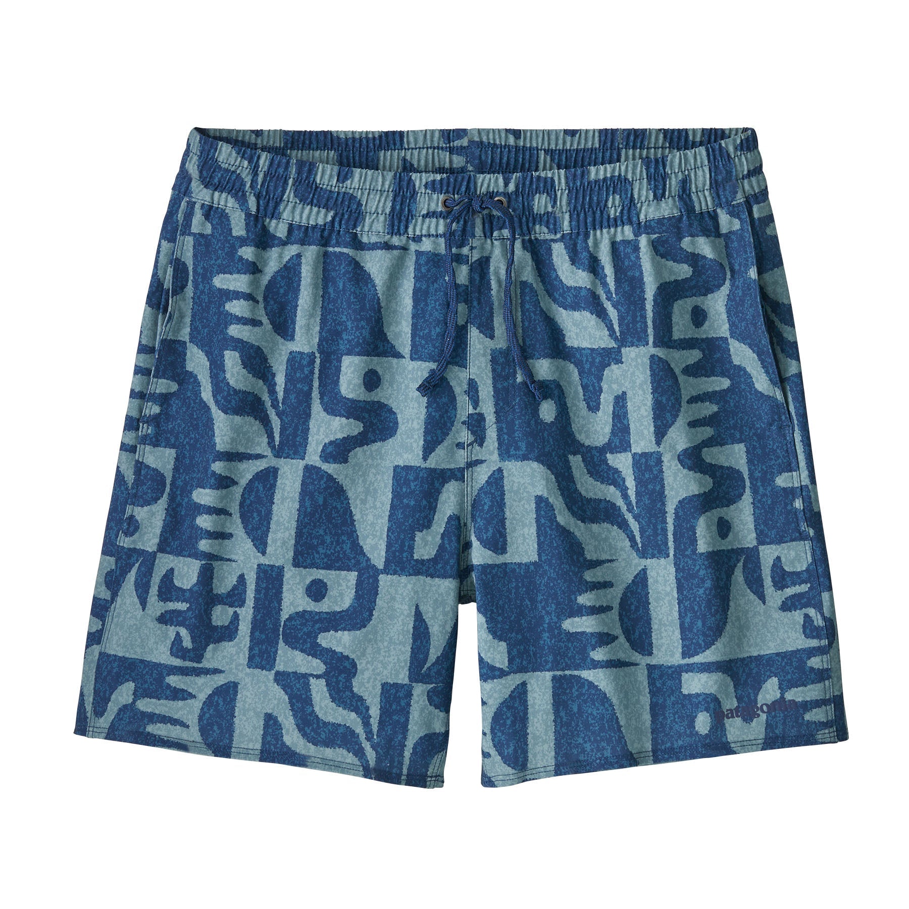 Men's Hydropeak Volley Shorts - 16 in. in Mother Tree: Clement Blue | Patagonia Bend