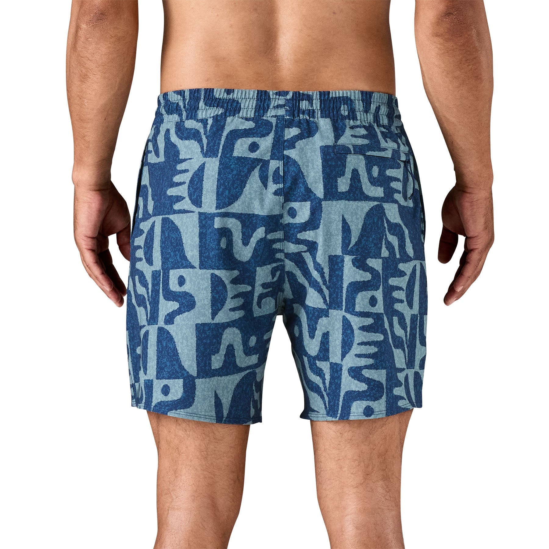 Men's Hydropeak Volley Shorts - 16 in. in Mother Tree: Clement Blue | Patagonia Bend
