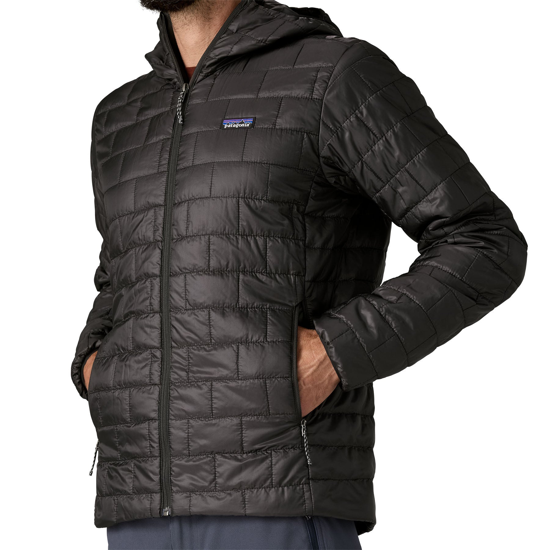 Men's Nano Puff® Hoody in Black | Patagonia Bend