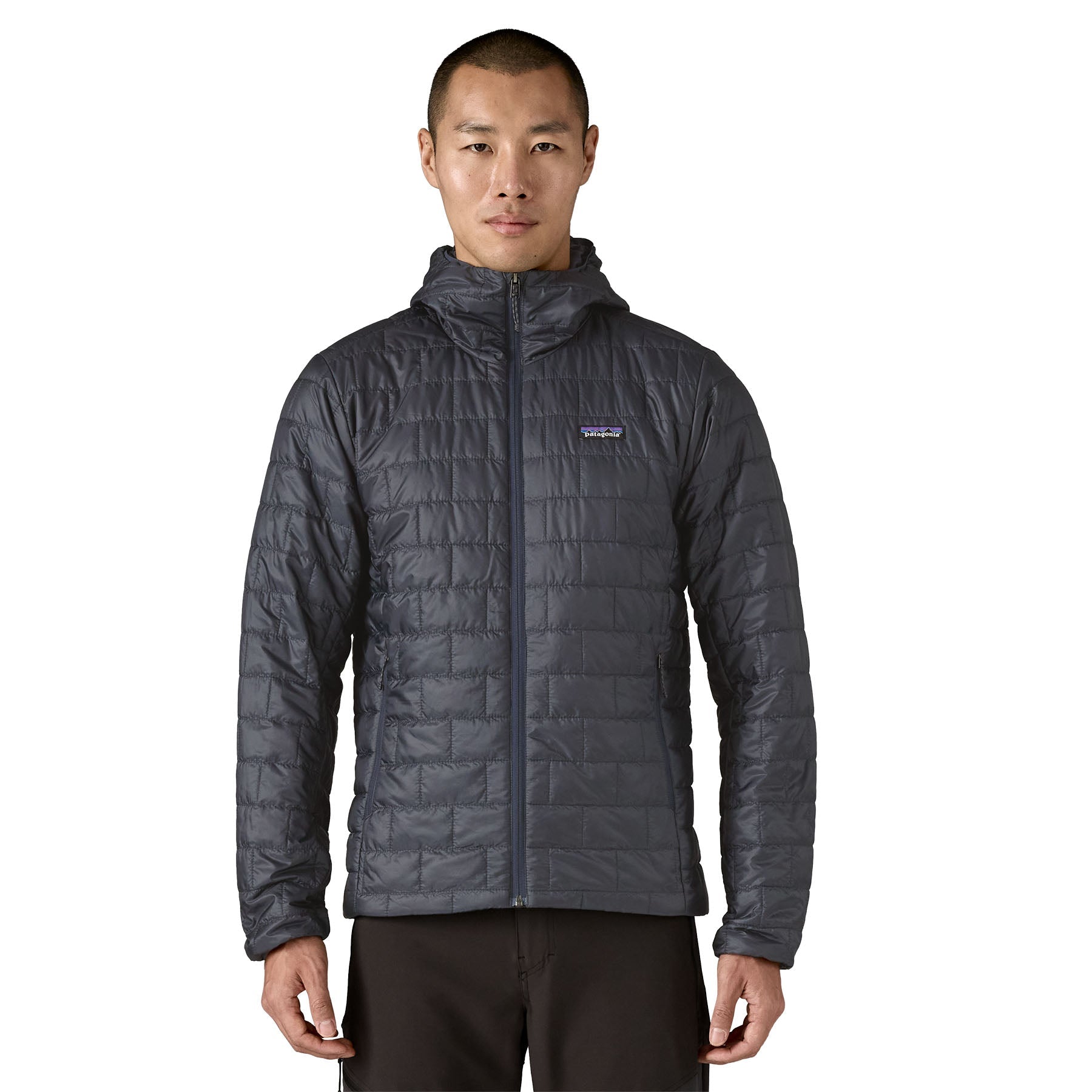 Men's Nano Puff® Hoody in Smolder Blue | Patagonia Bend