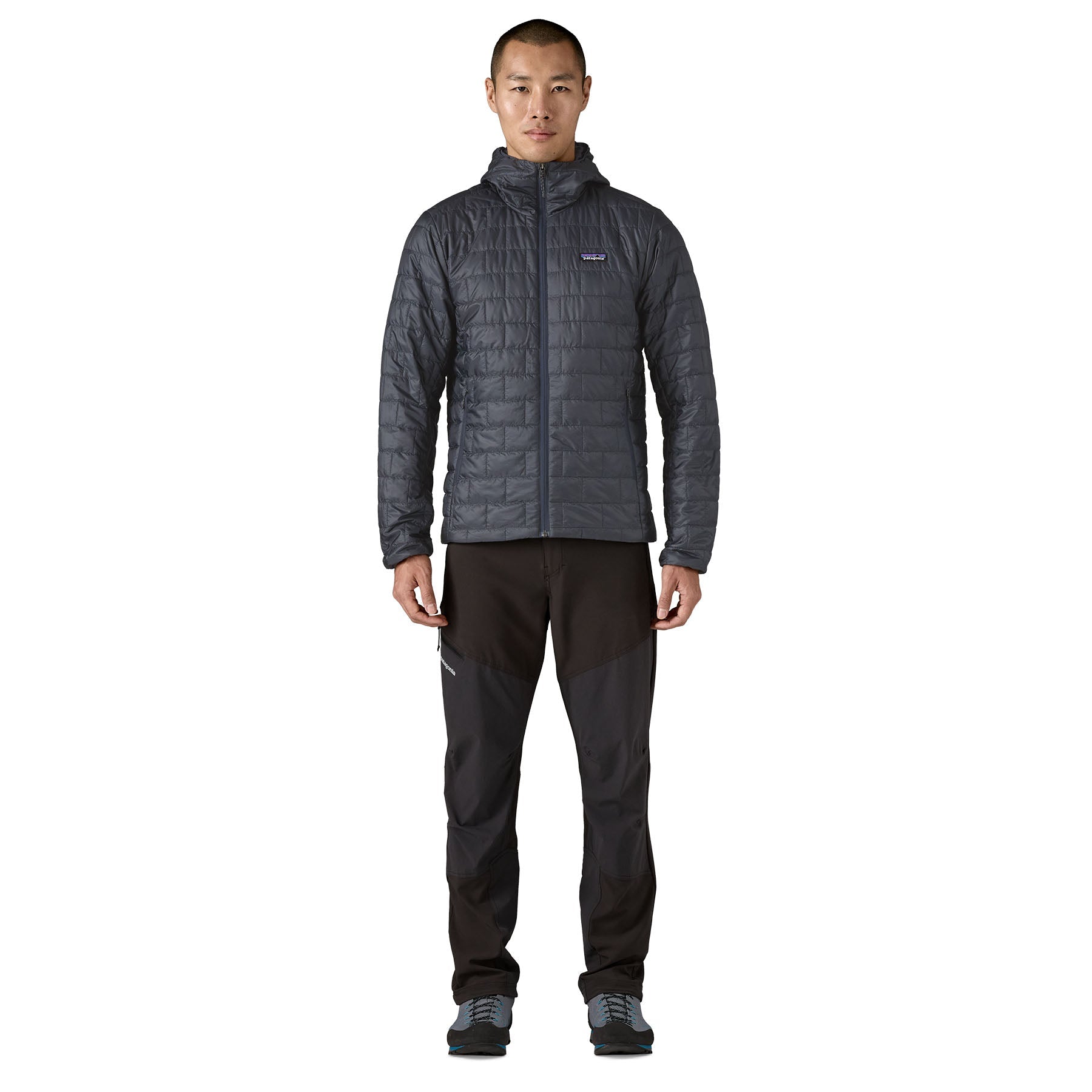 Men's Nano Puff® Hoody in Smolder Blue | Patagonia Bend