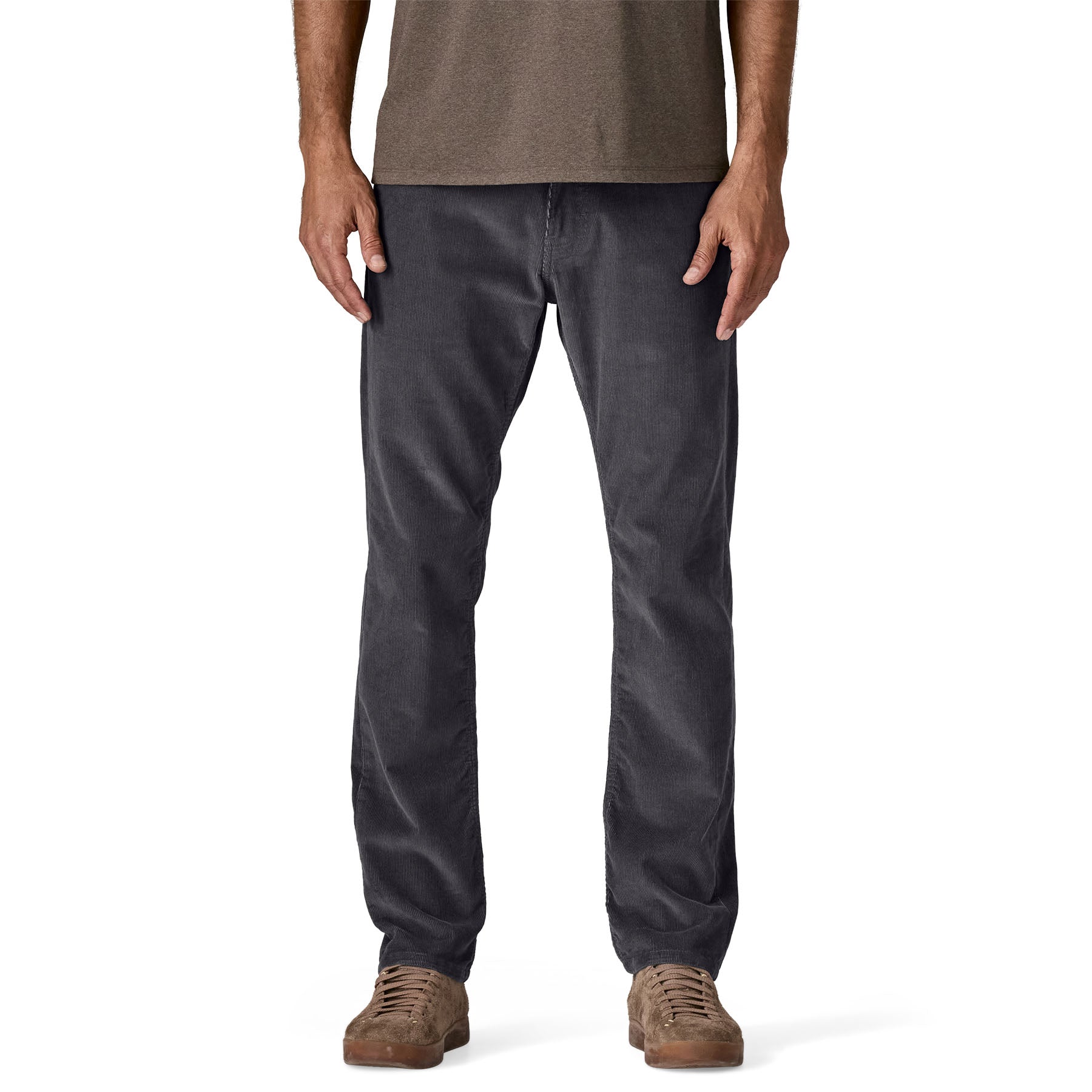 Men's Organic Cotton Corduroy Jeans - Regular in Forge Grey | Patagonia Bend