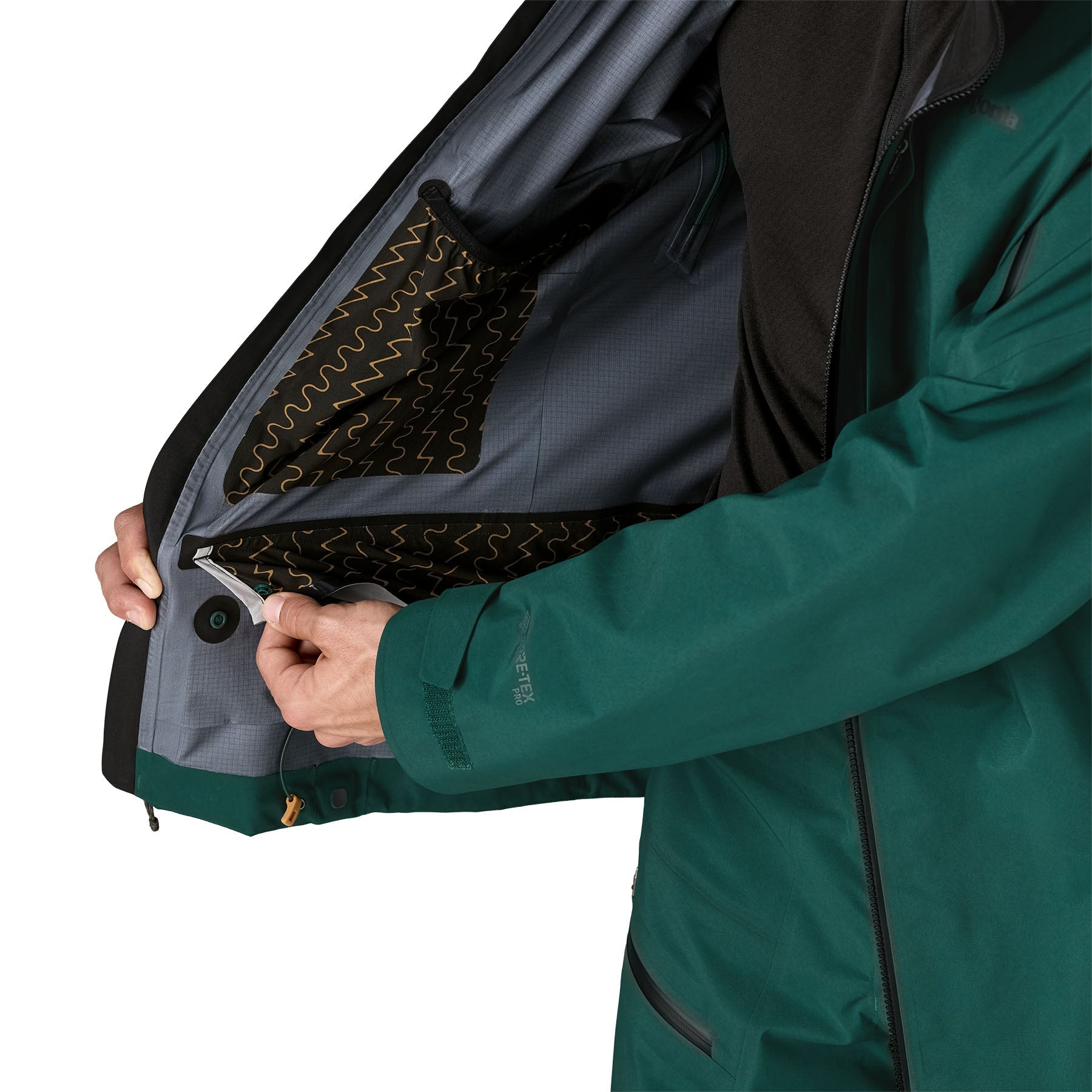 Men's PowSlayer Jacket in Cascade Green | Patagonia Bend