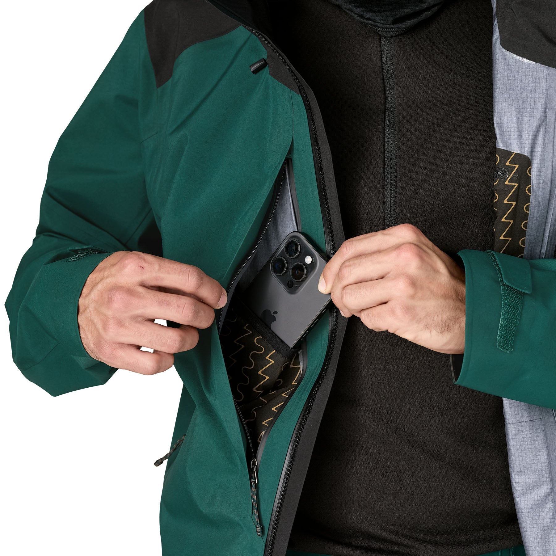 Men's PowSlayer Jacket in Cascade Green | Patagonia Bend