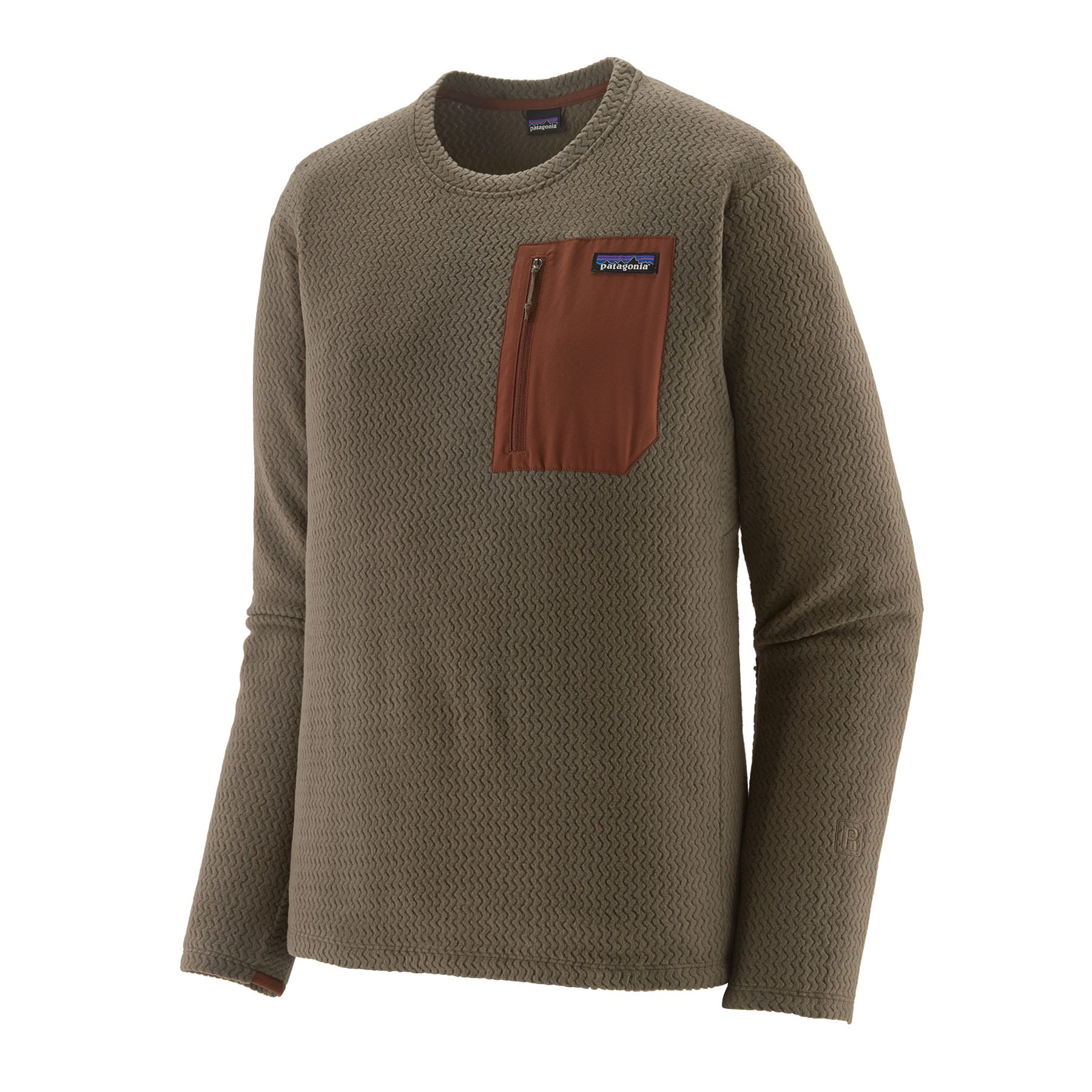Men's R1 Air Crew in Marlow Brown | Patagonia Bend