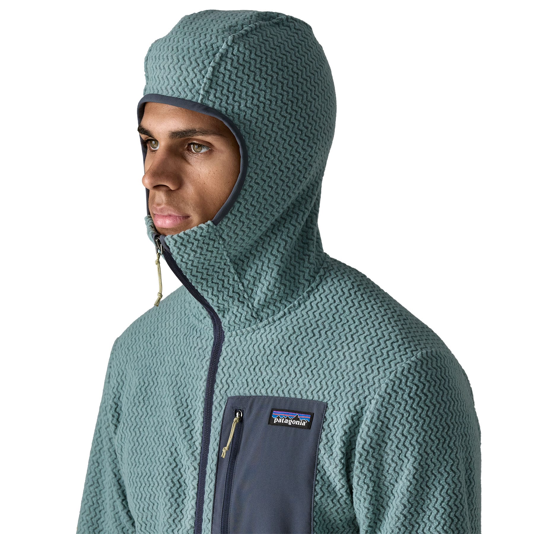 Men's R1® Air Full - Zip Hoody in Blue Sage | Patagonia Bend