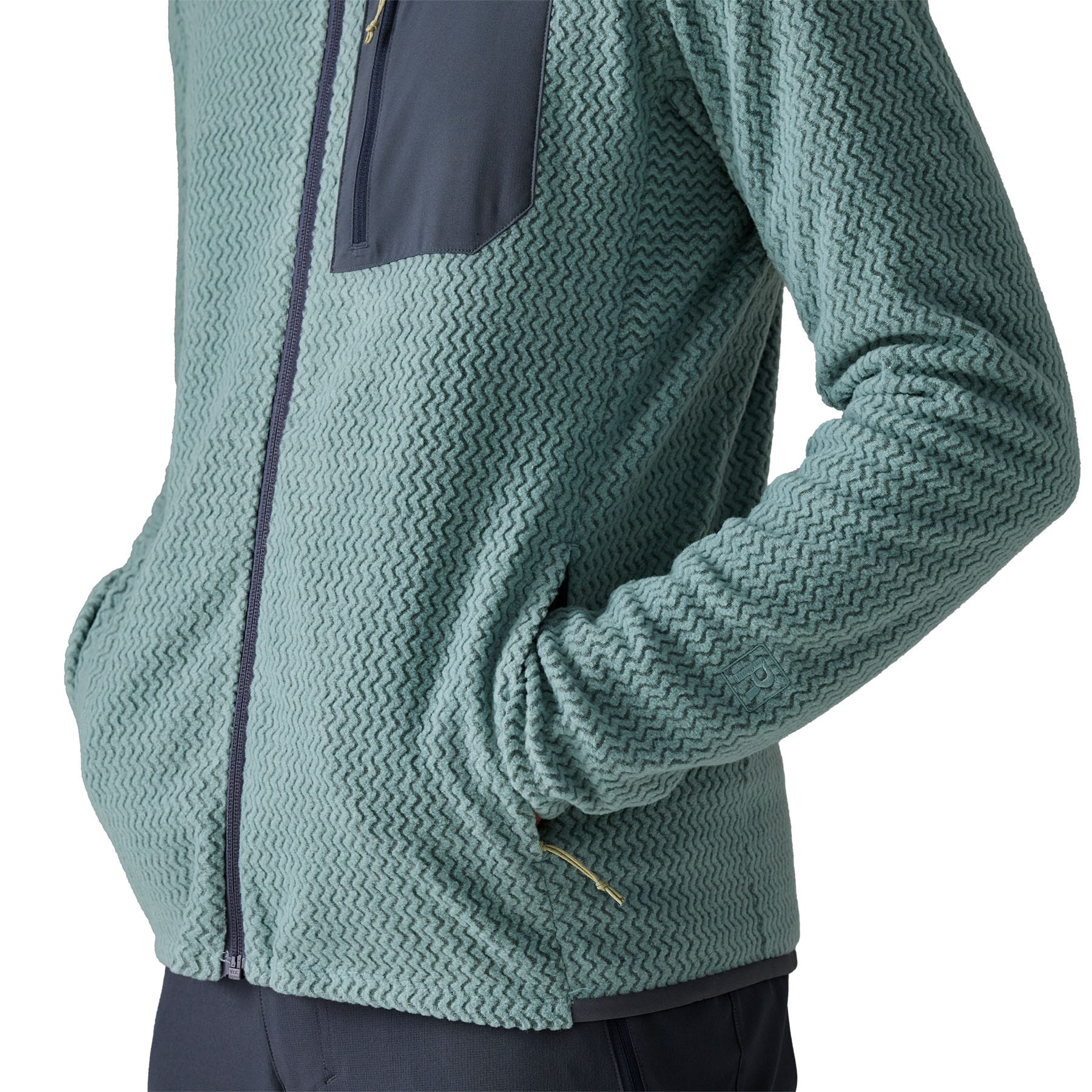 Men's R1® Air Full - Zip Hoody in Blue Sage | Patagonia Bend