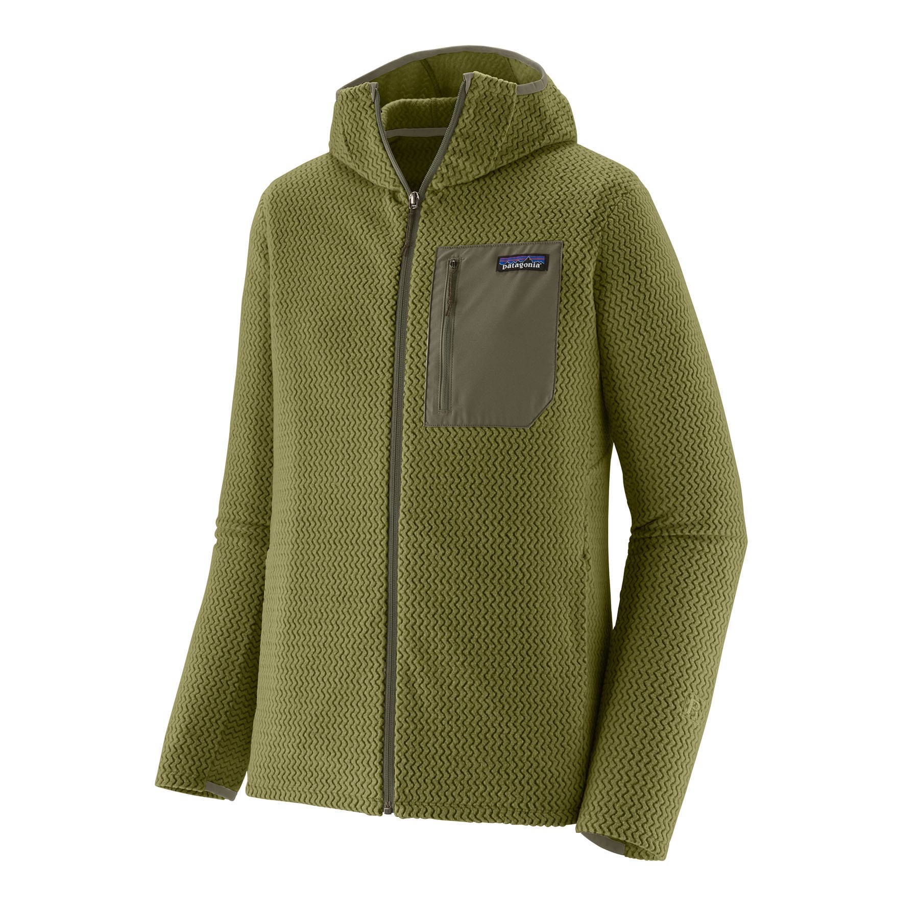 Men's R1 Air Full - Zip Hoody in CAPER GREEN | Patagonia Bend