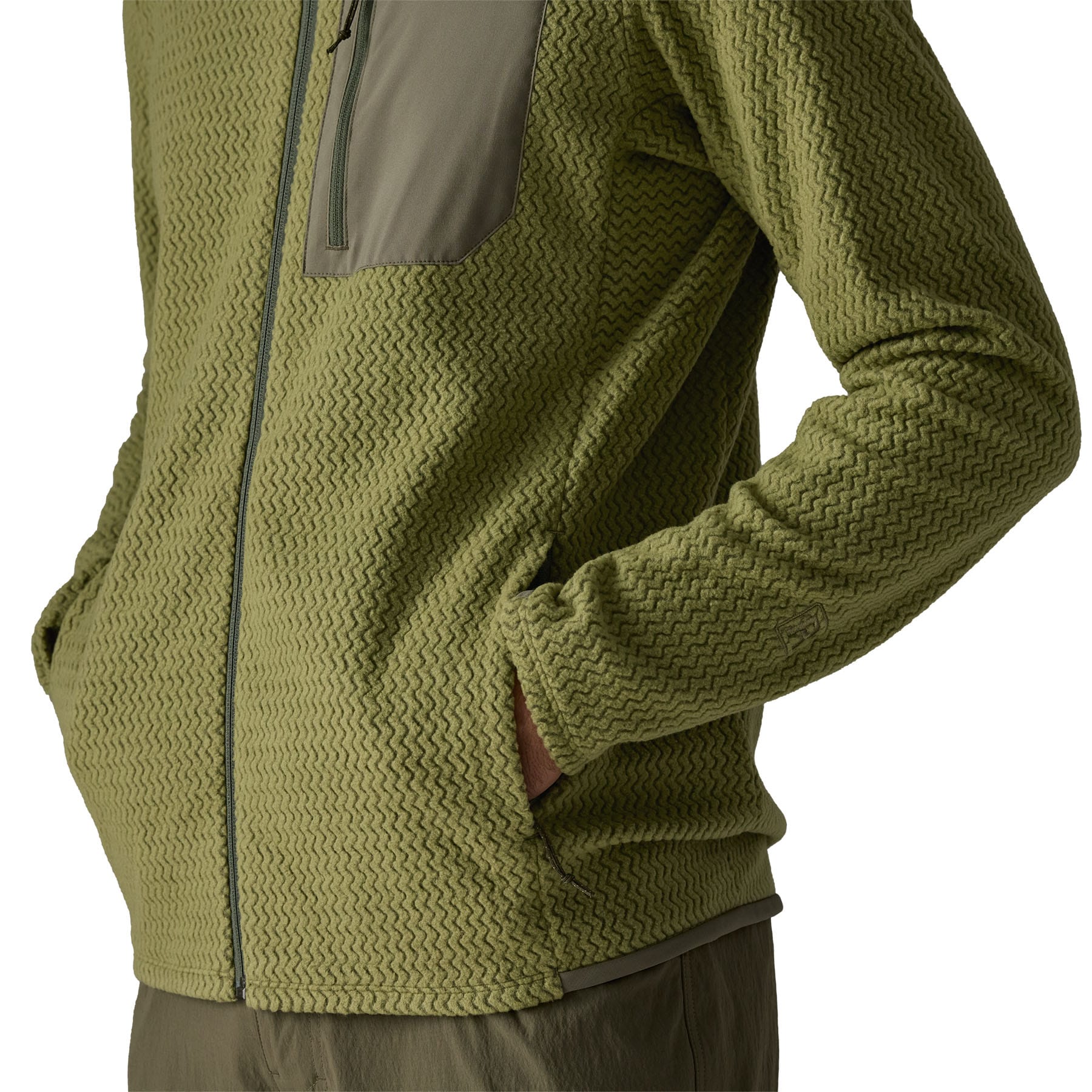 Men's R1® Air Jacket in CAPER GREEN | Patagonia Bend
