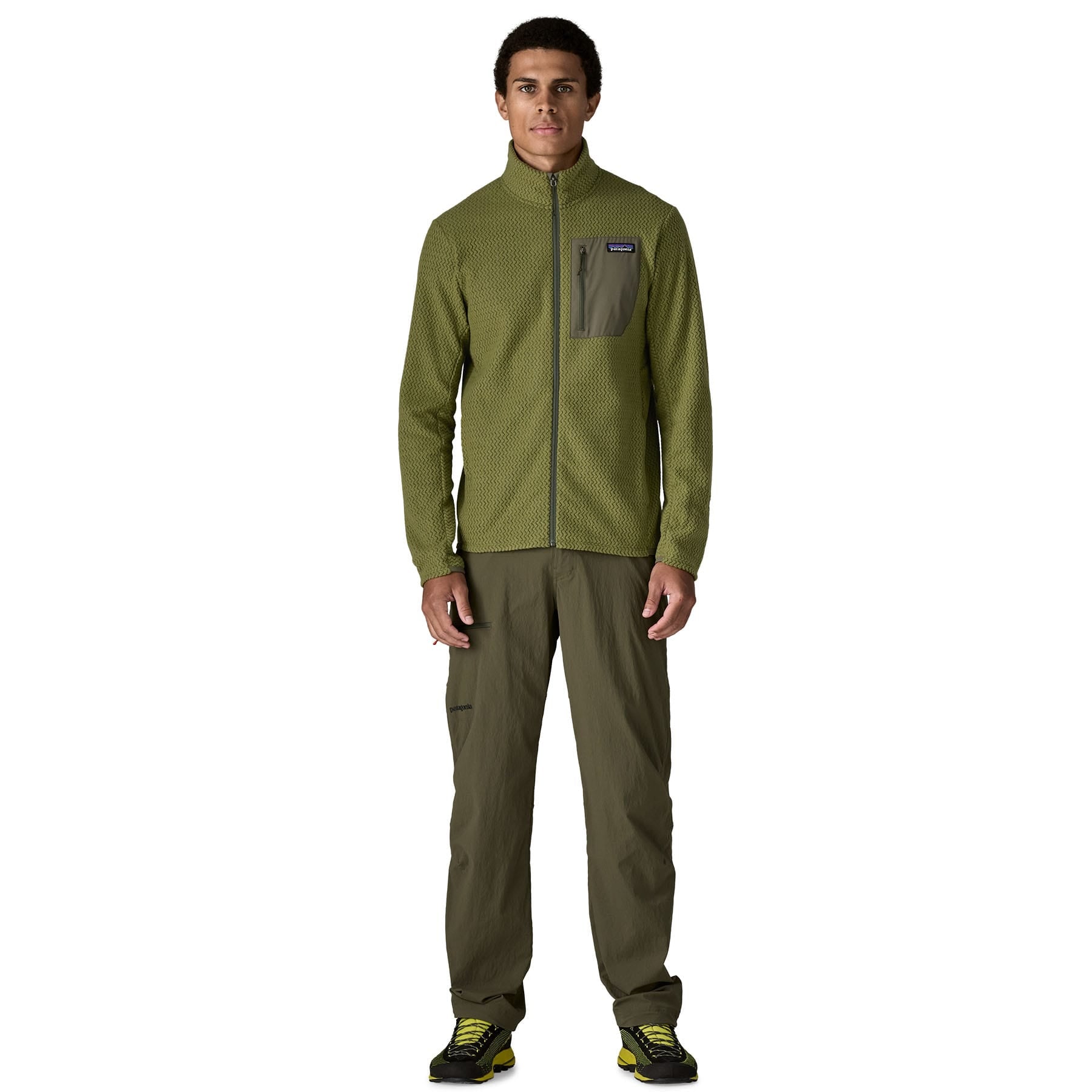 Men's R1® Air Jacket in CAPER GREEN | Patagonia Bend
