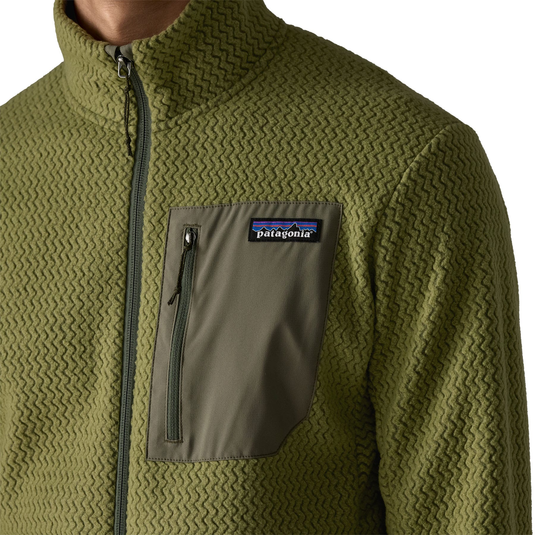 Men's R1® Air Jacket in CAPER GREEN | Patagonia Bend