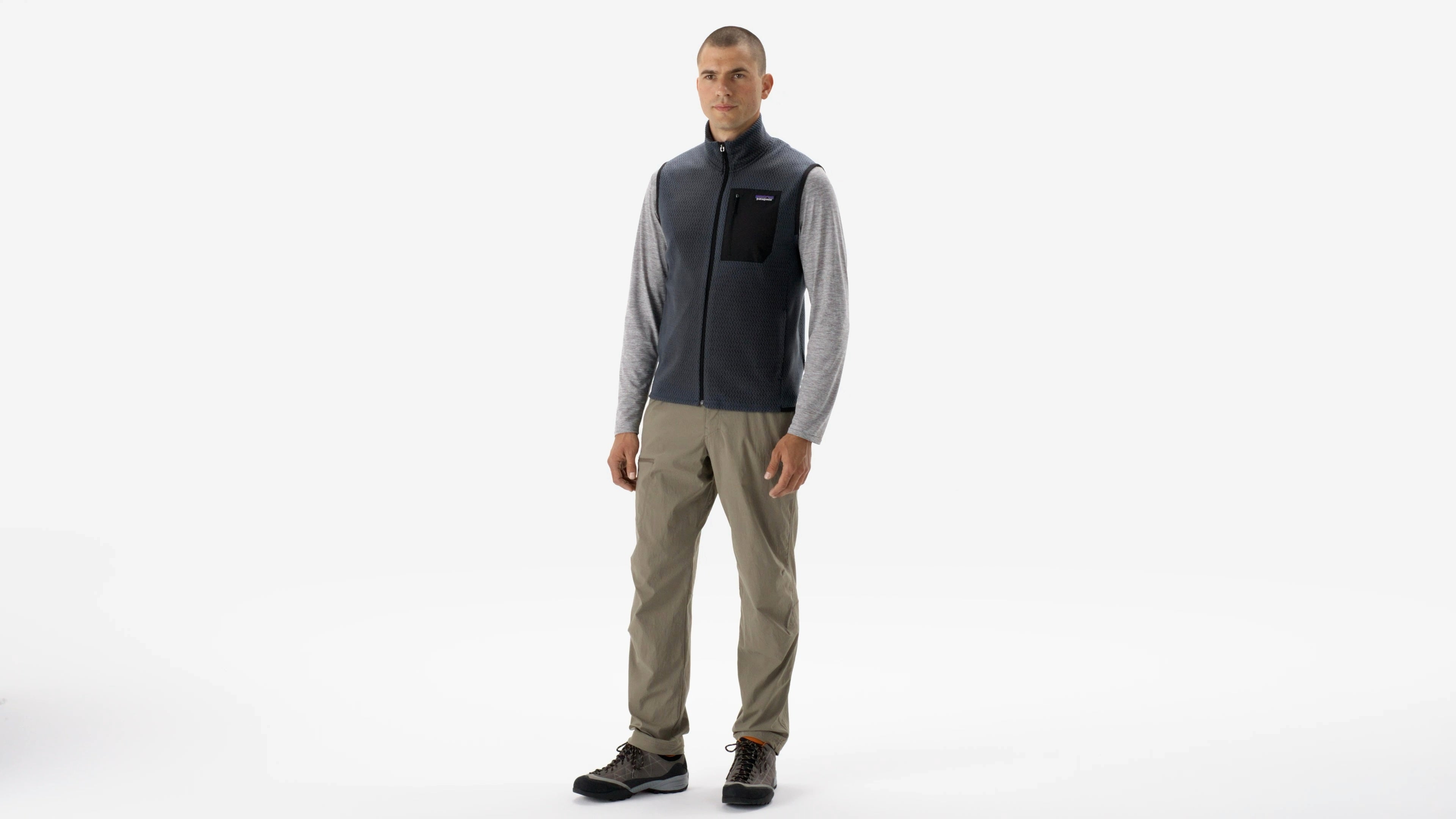 Men's R1® Air Vest in Smolder Blue | Patagonia Bend