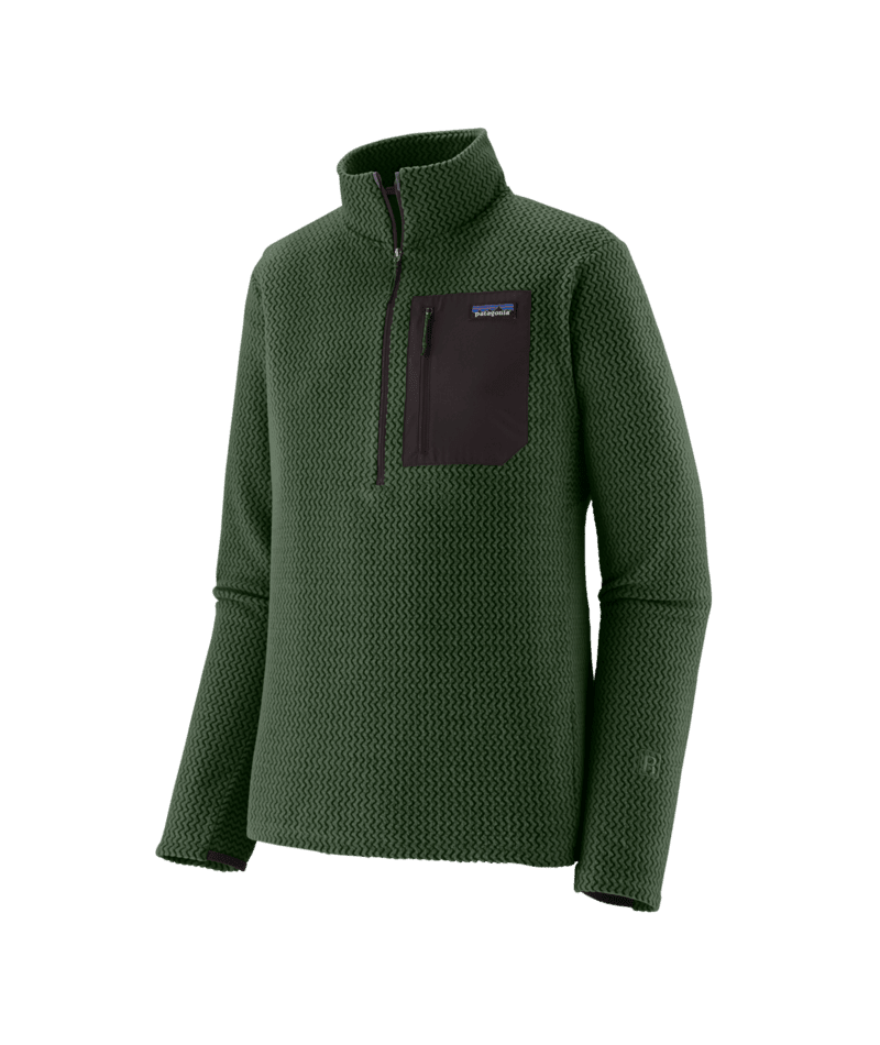 Men's R1® Air Zip Neck in Treeline Green | Patagonia Bend