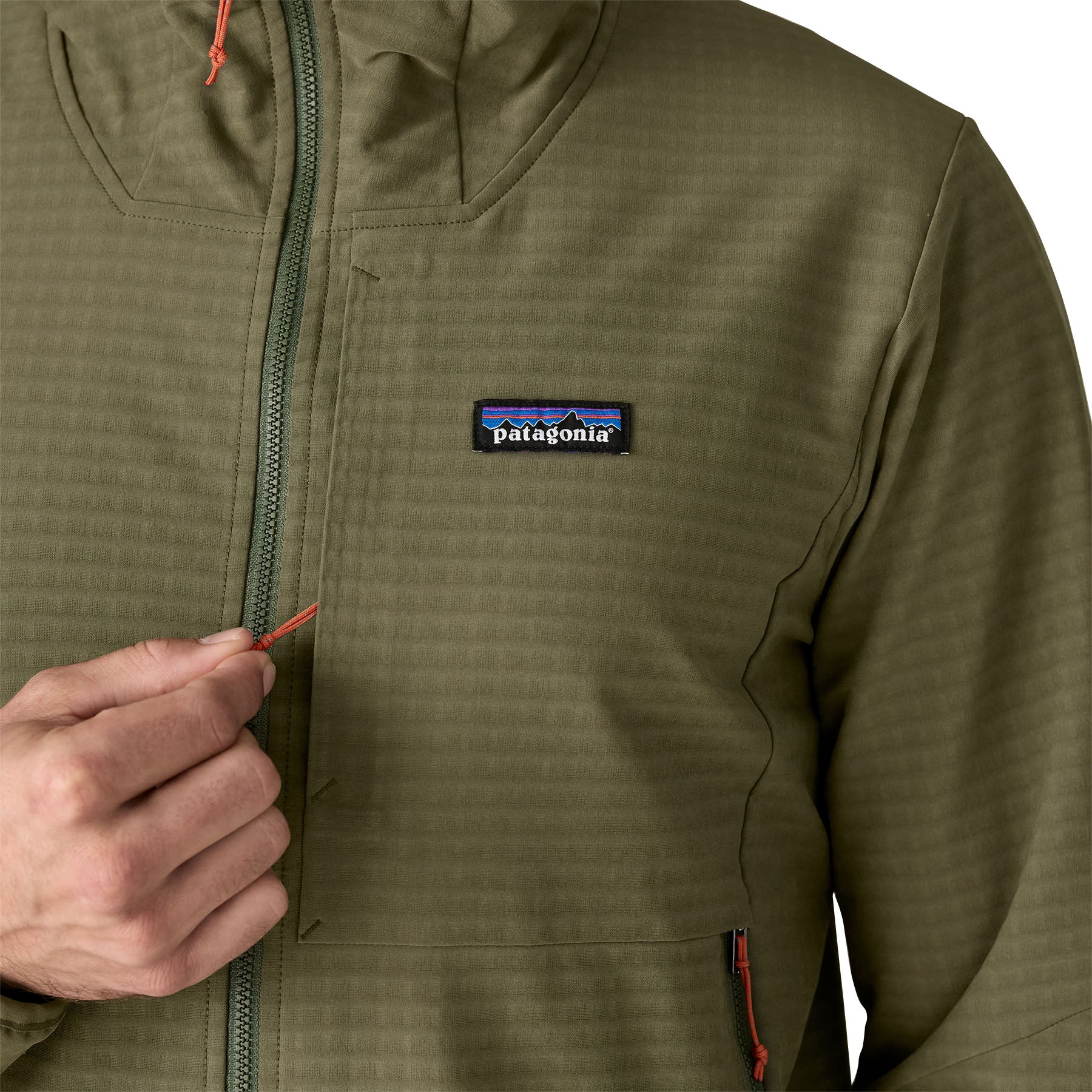 Men's R1® TechFace Hoody in Basin Green | Patagonia Bend
