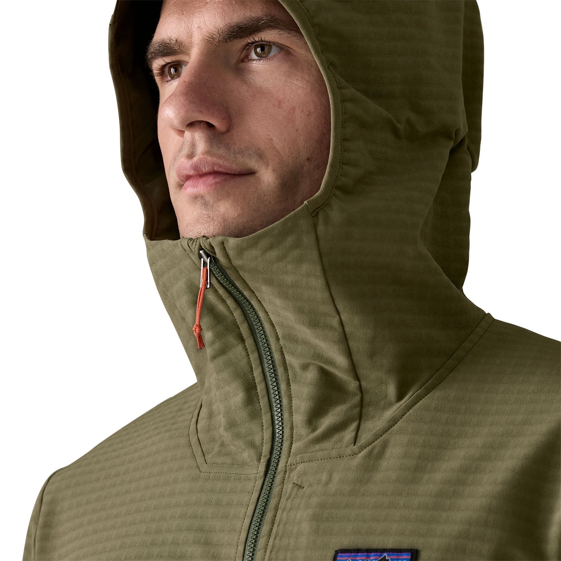 Men's R1® TechFace Hoody in Basin Green | Patagonia Bend