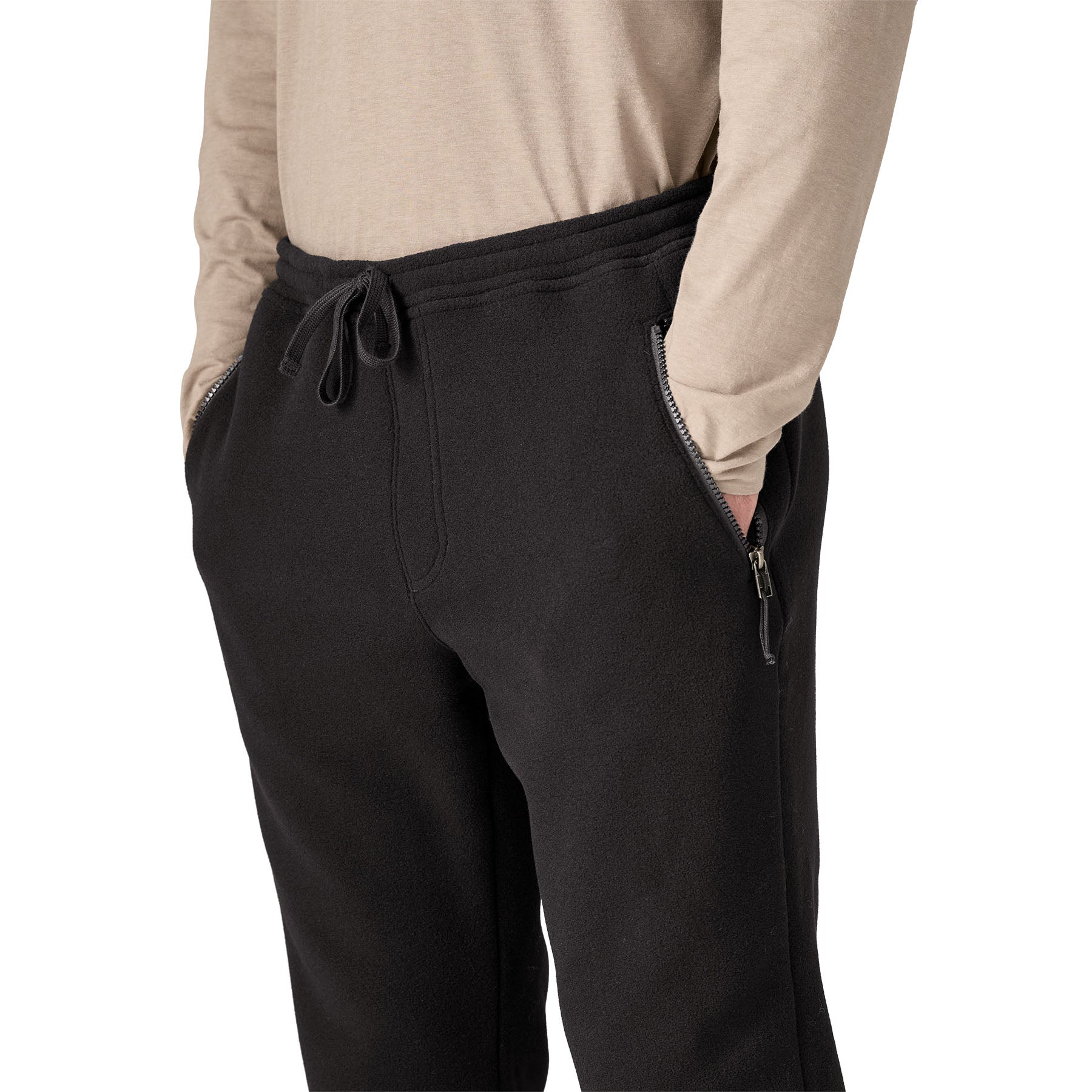 Men's Synchilla Pants in Black Solid | Patagonia Bend