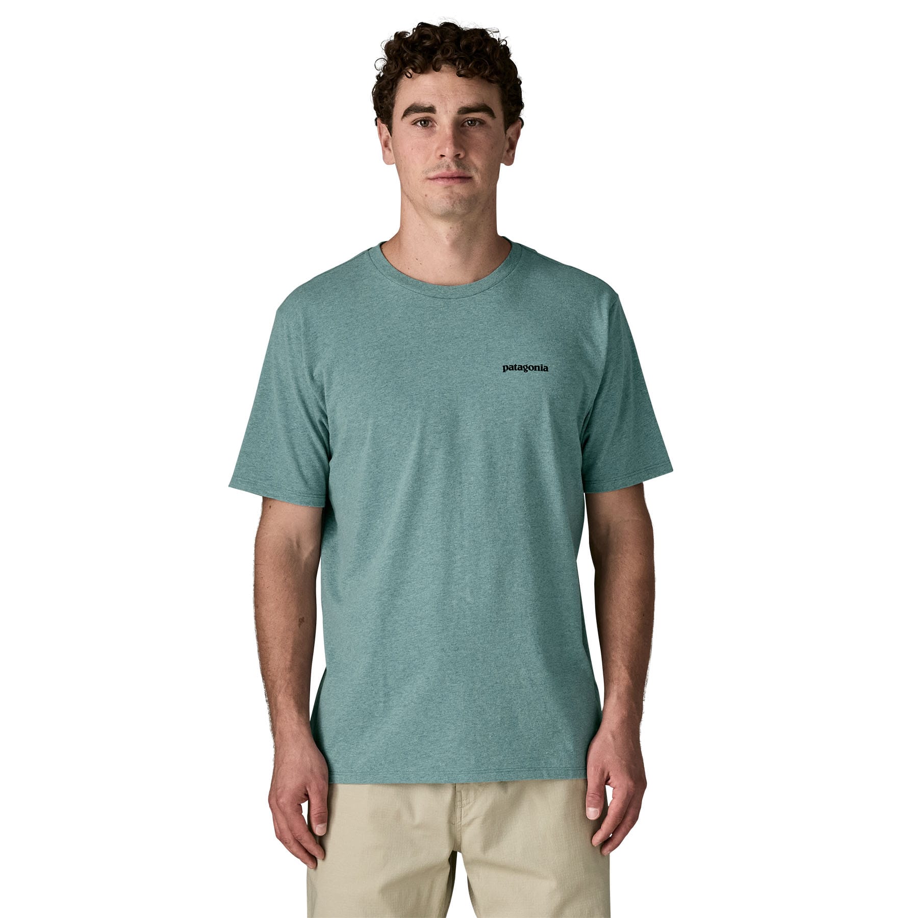 Men's Take a Stand Responsibili - Tee in Rainbow Run: Blue Sage | Patagonia Bend