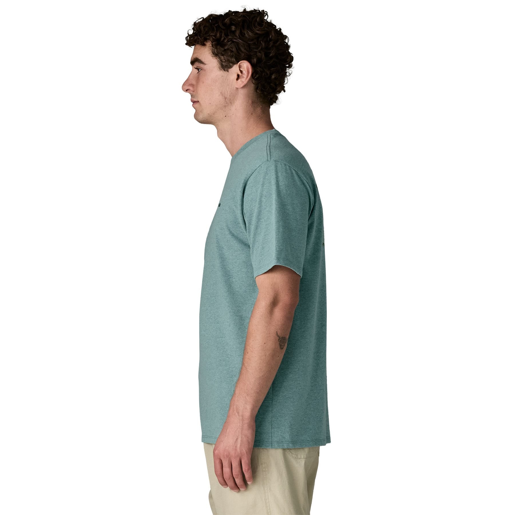 Men's Take a Stand Responsibili - Tee in Rainbow Run: Blue Sage | Patagonia Bend
