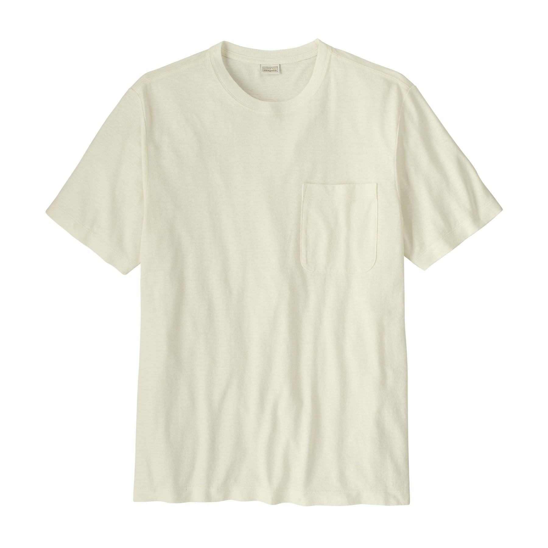 Men's Trail Harbor Pocket Tee in Birch White | Patagonia Bend