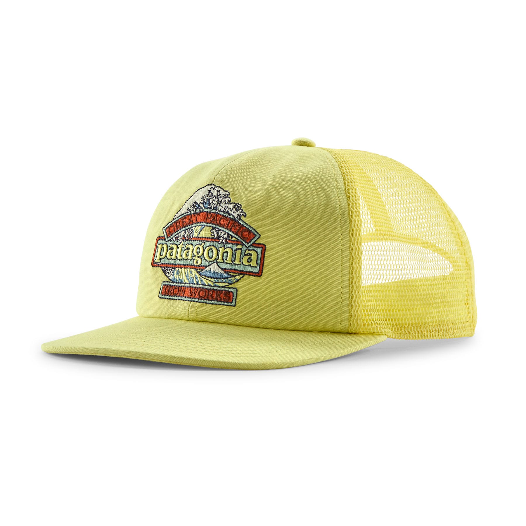 Relaxed Trucker Hat in Great Waves: Lemon Zest | Patagonia Bend